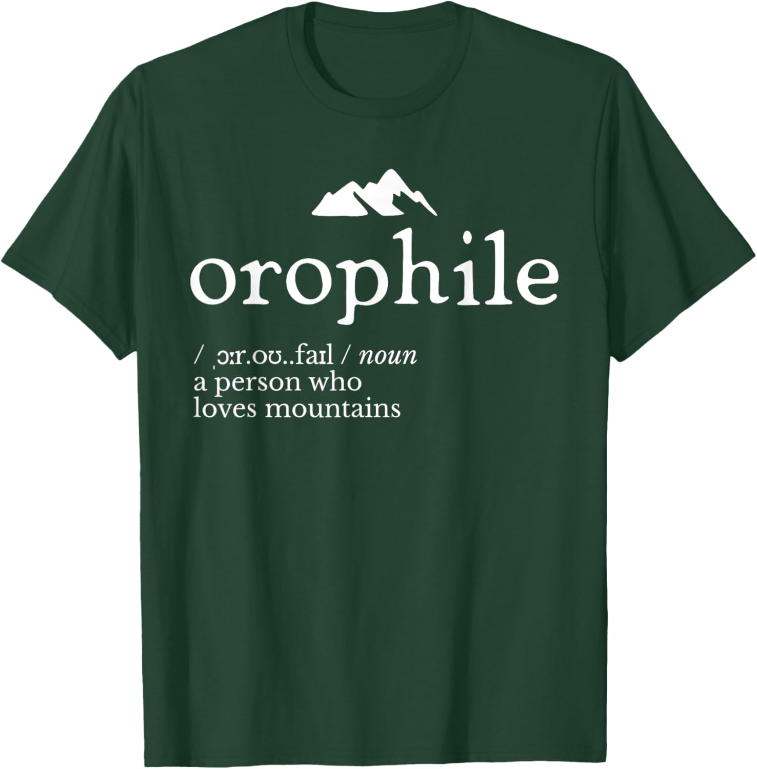 Orophile Definition T-Shirt for Language Lovers and Gift Seekers - 10