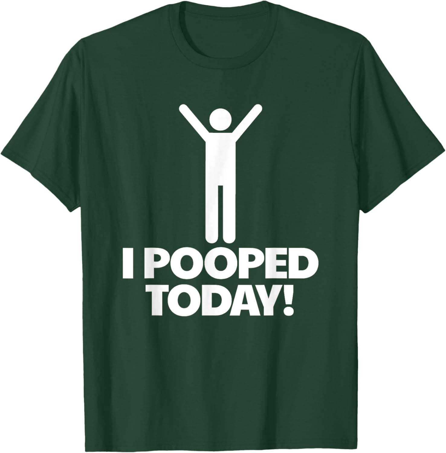 Funny I Pooped Today T-Shirt for Men - Humorous Toilet Humor Shirt - 16