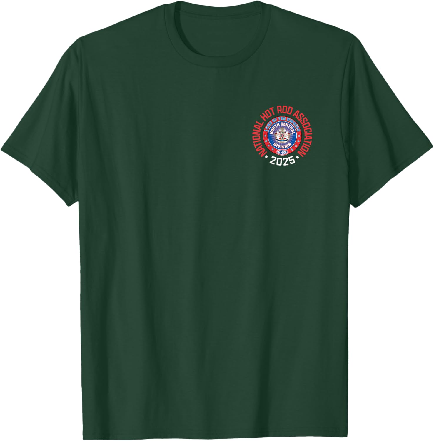 NHRA North Central Division Circle Logo T-Shirt for Racing Fans - 20