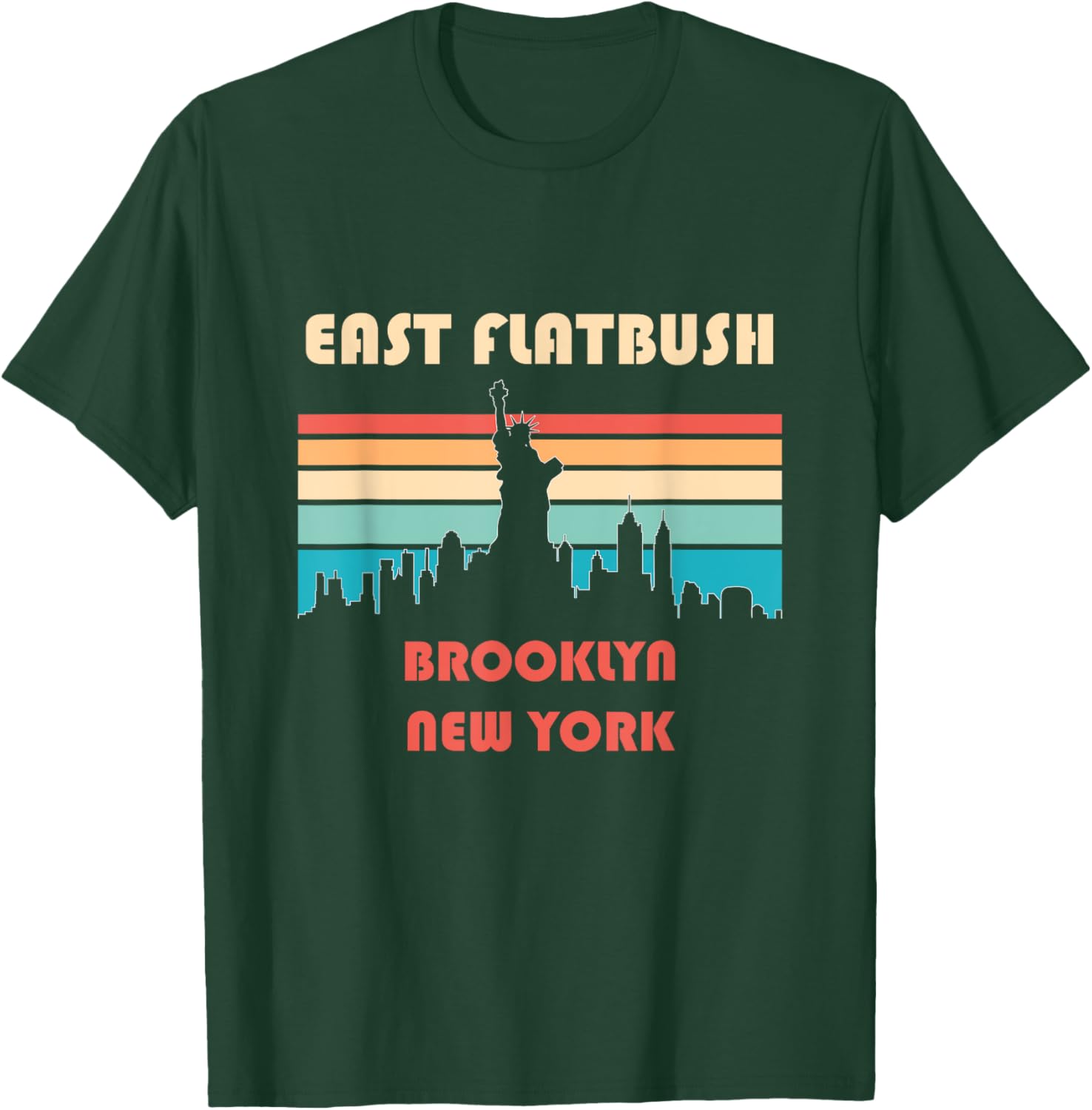East Flatbush Brooklyn Retro Vintage T-Shirt Perfect for Any Wardrobe - 7