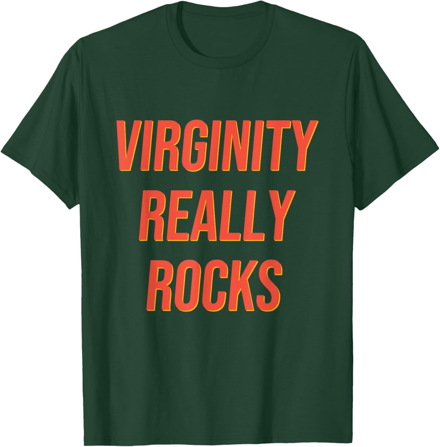 Funny Virginity Rocks T-Shirt for Men and Women - Humorous Graphic Tee - 20