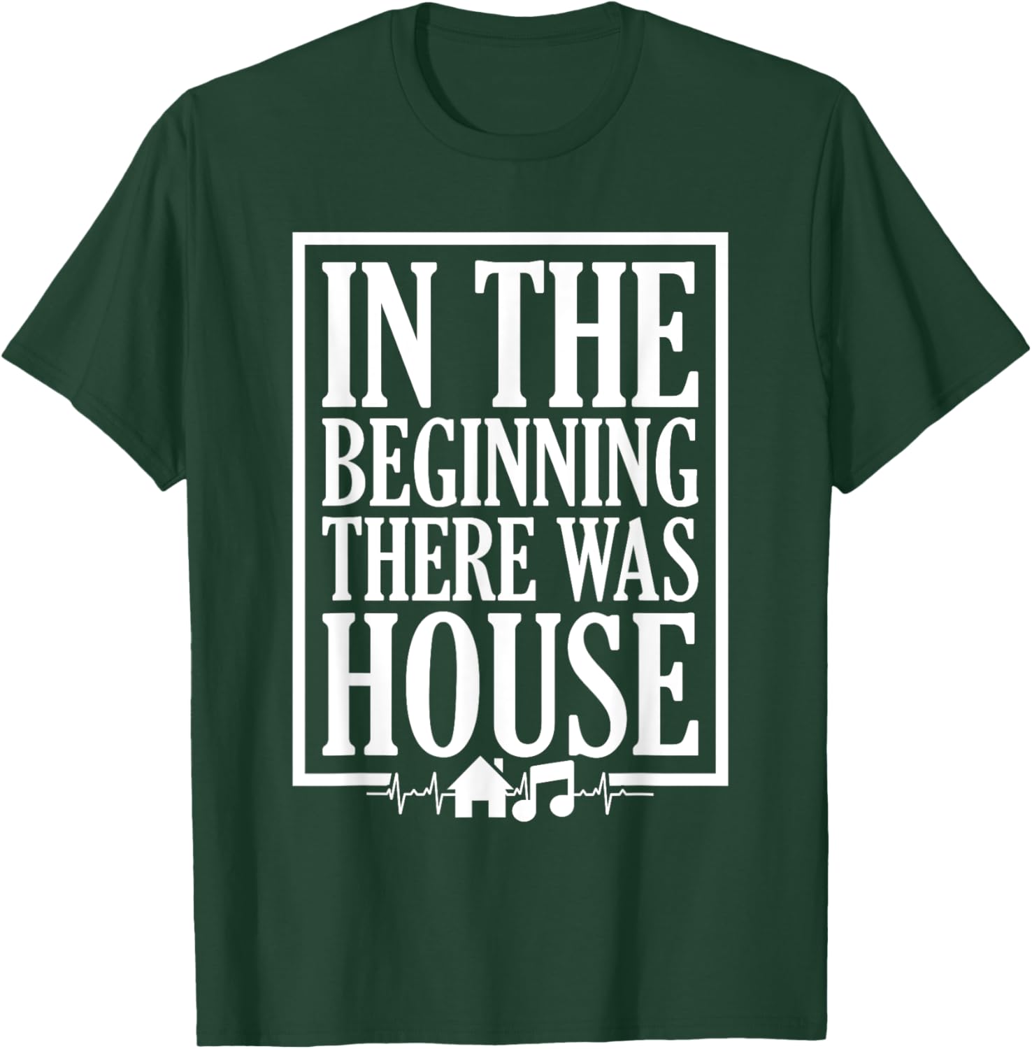 In The Beginning There Was House DJ T-Shirt for House Music Lovers - 7