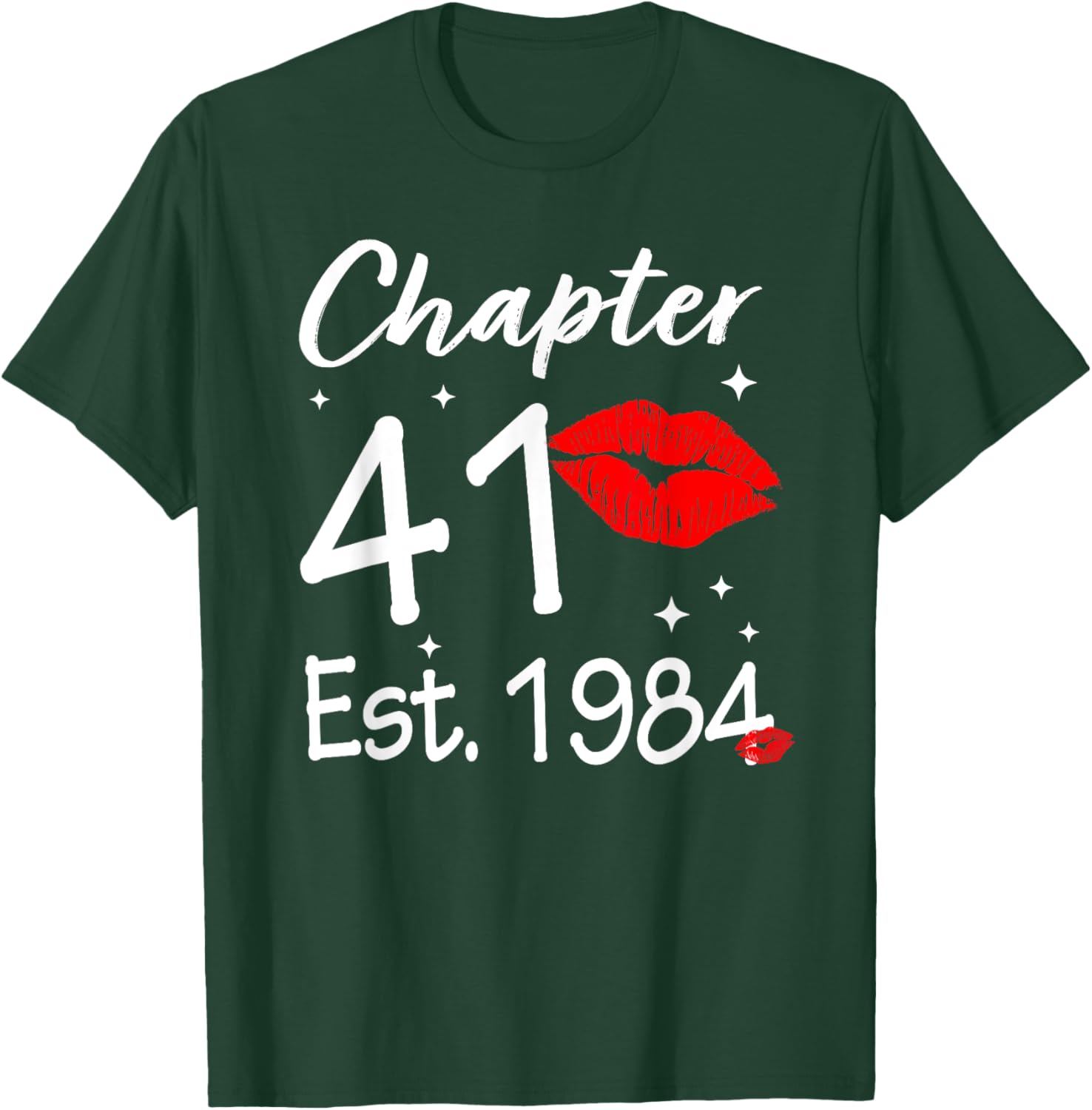 Happy 41st Birthday Women T-Shirt Chapter 41 EST 1984 Gift Idea - 9