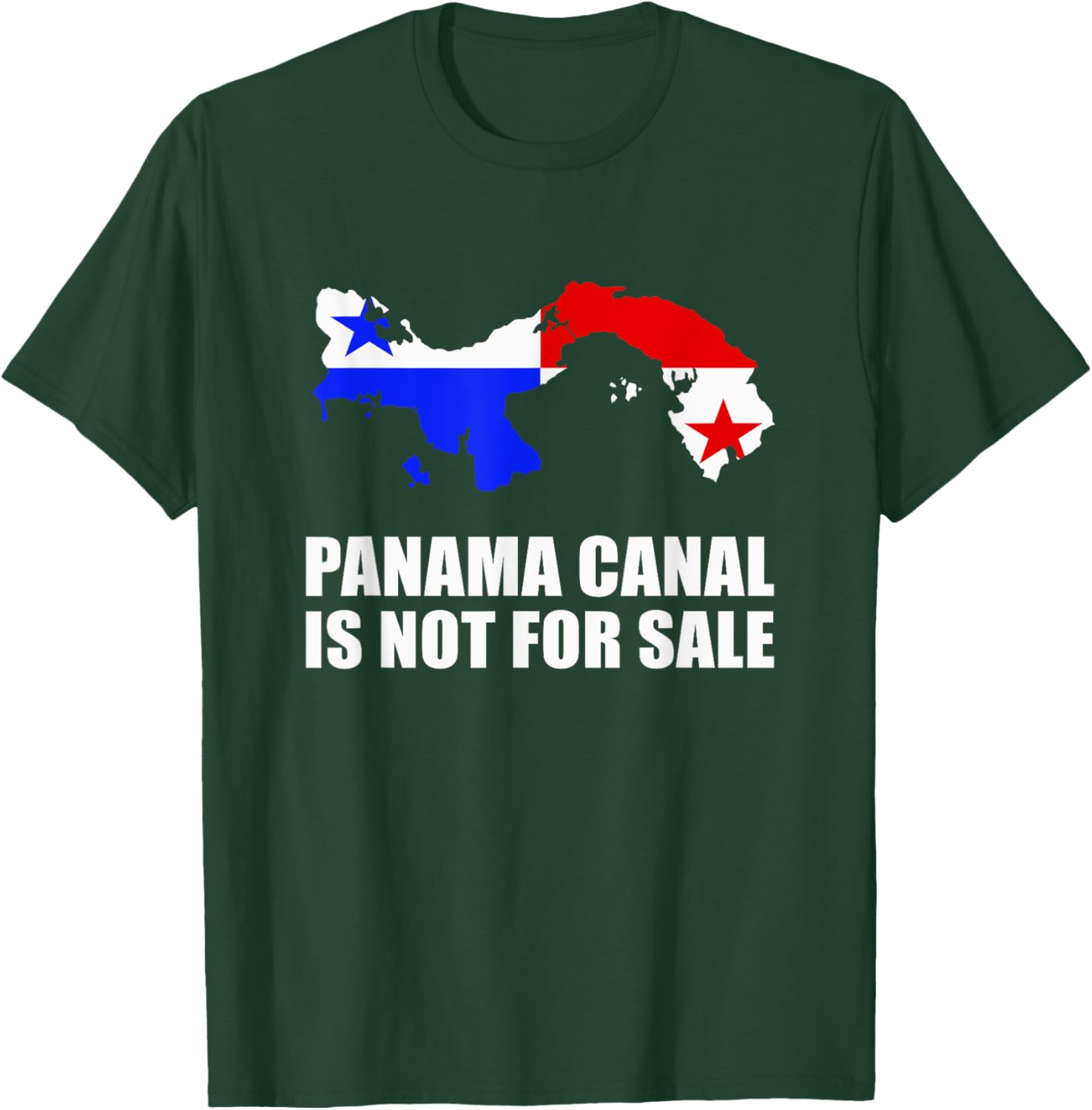 Panama Canal Not For Sale Map T-Shirt for Proud Panama and USA Fans - 18