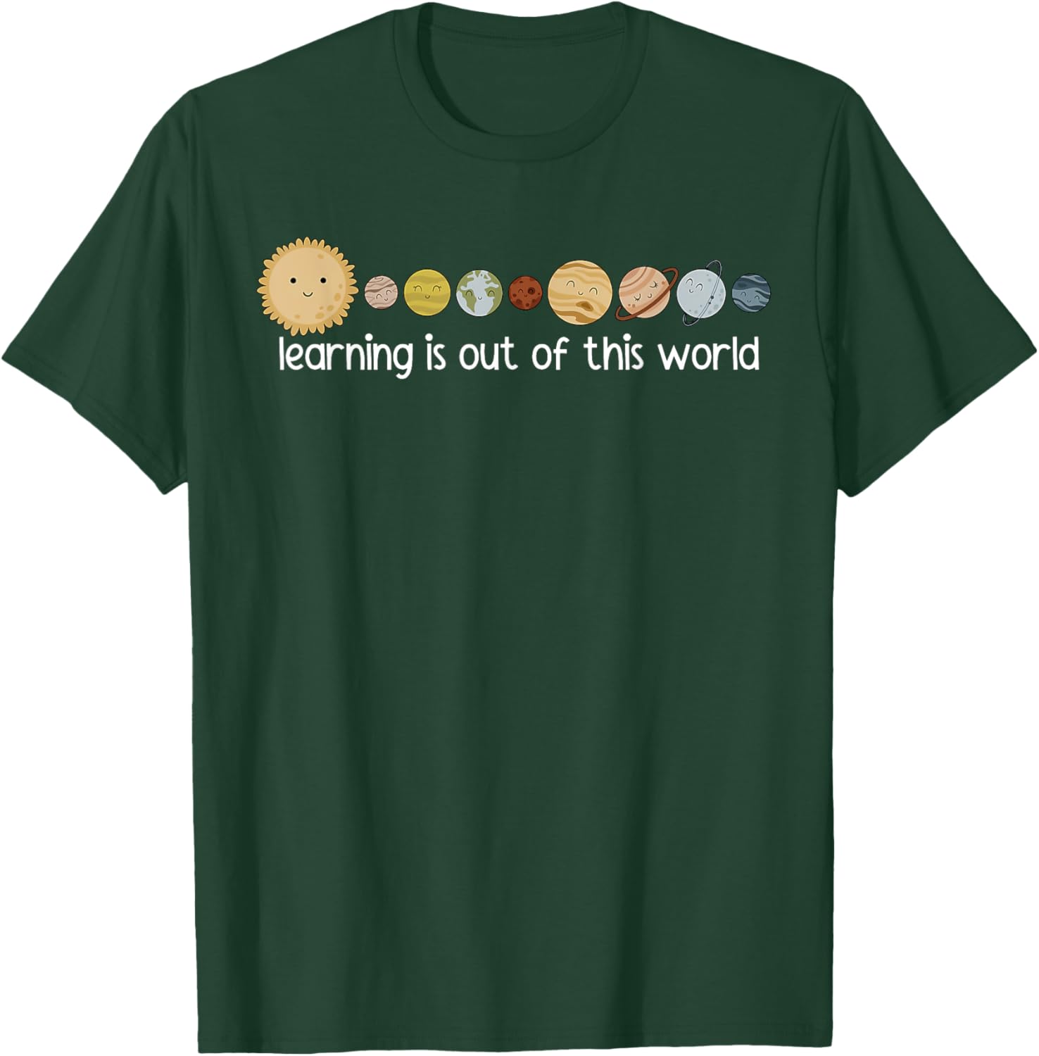 Learning Is Out Of This World Outer Space Science Teacher T-Shirt - 20