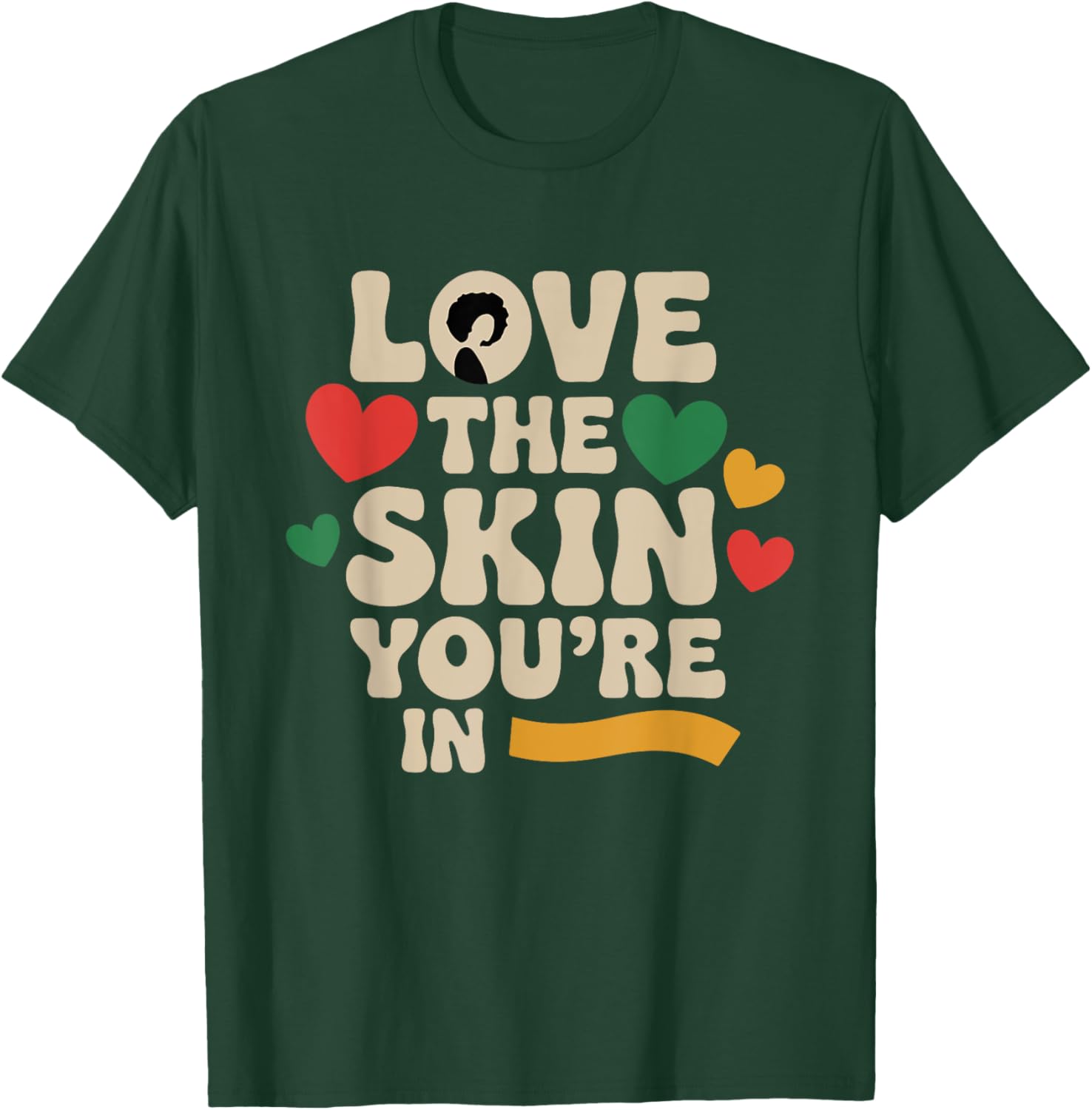 Proud Afro Educated Black Woman T-Shirt Love Your Skin Fashion Tee - 14