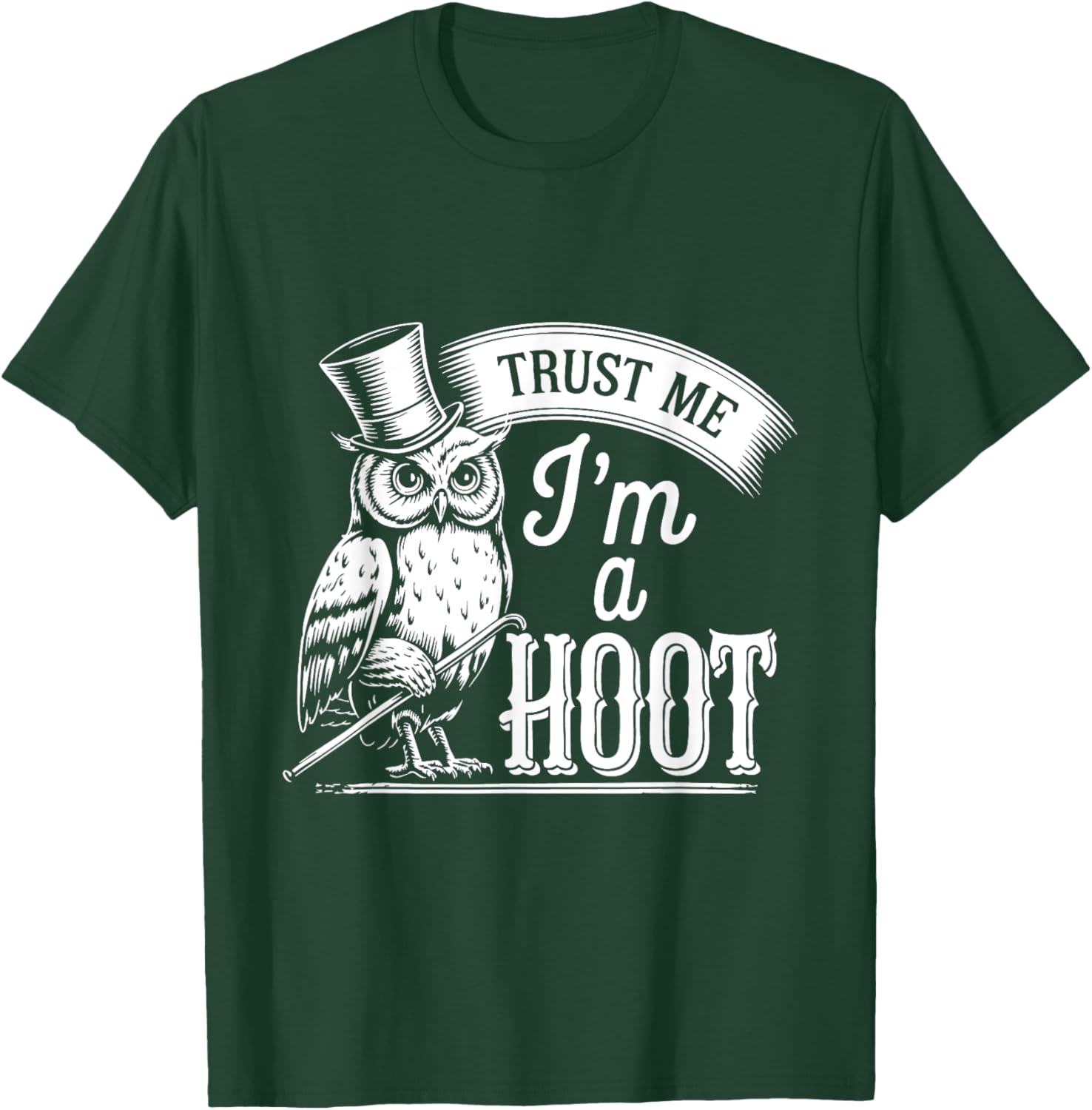 Funny Hoot Owl Sarcastic Bird T-Shirt for Hilarious Casual Wear - 8