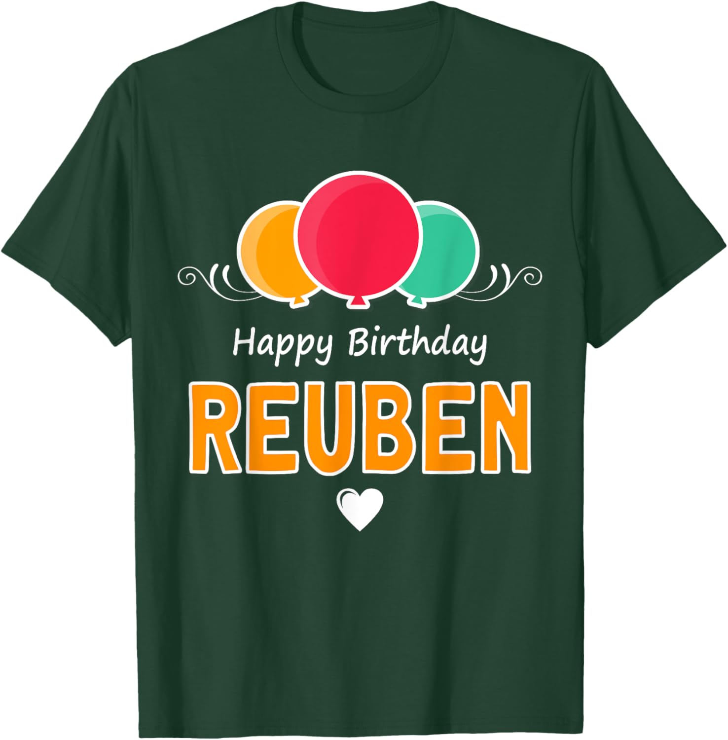 Happy Birthday Reuben T-Shirt Fun Gift for Celebrating Special Days - 17
