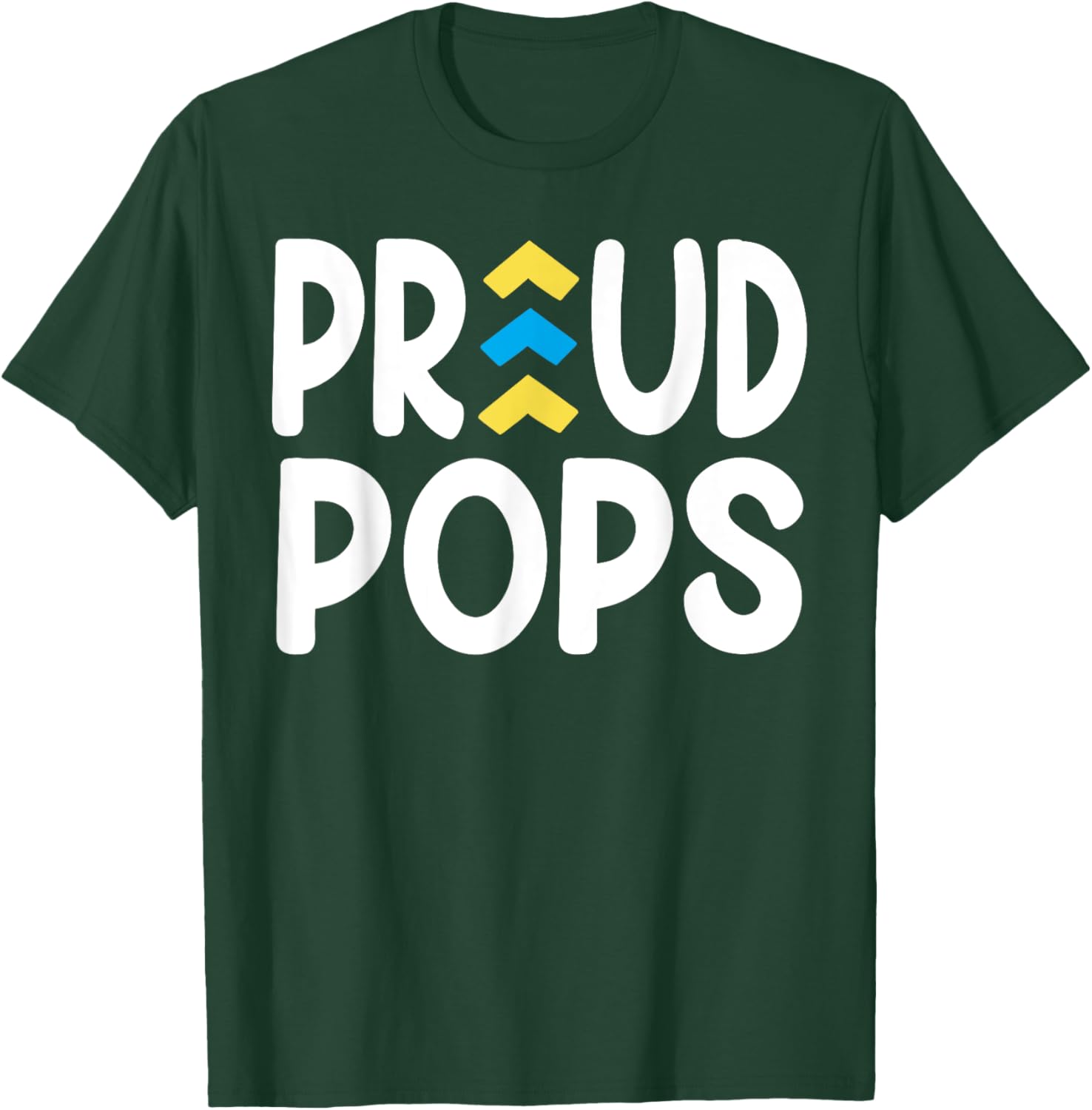Proud Pops World Down Syndrome Day Awareness Socks and Dad T-Shirt - 2
