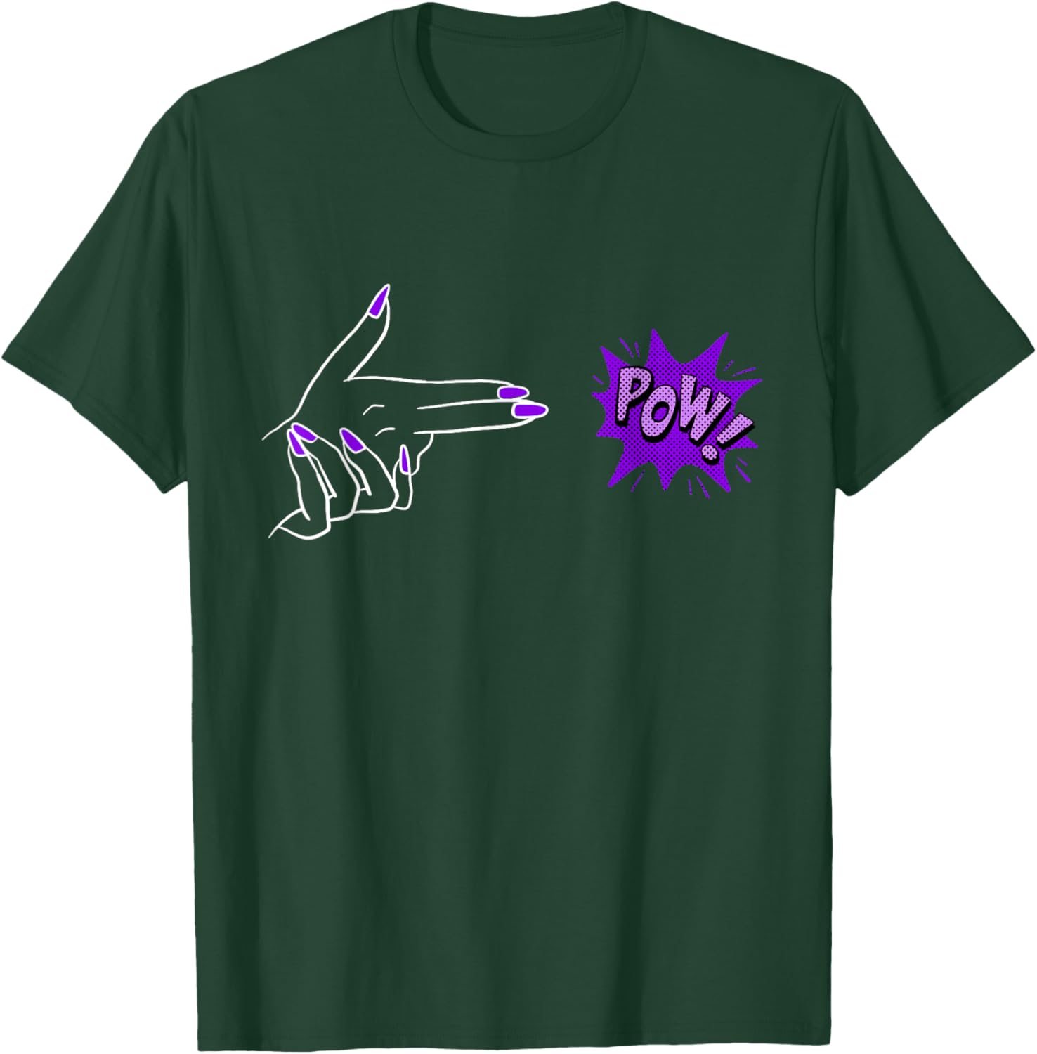 Purple Boy Bye Graphic T-Shirt for Trendy Casual Style and Comfort - 28