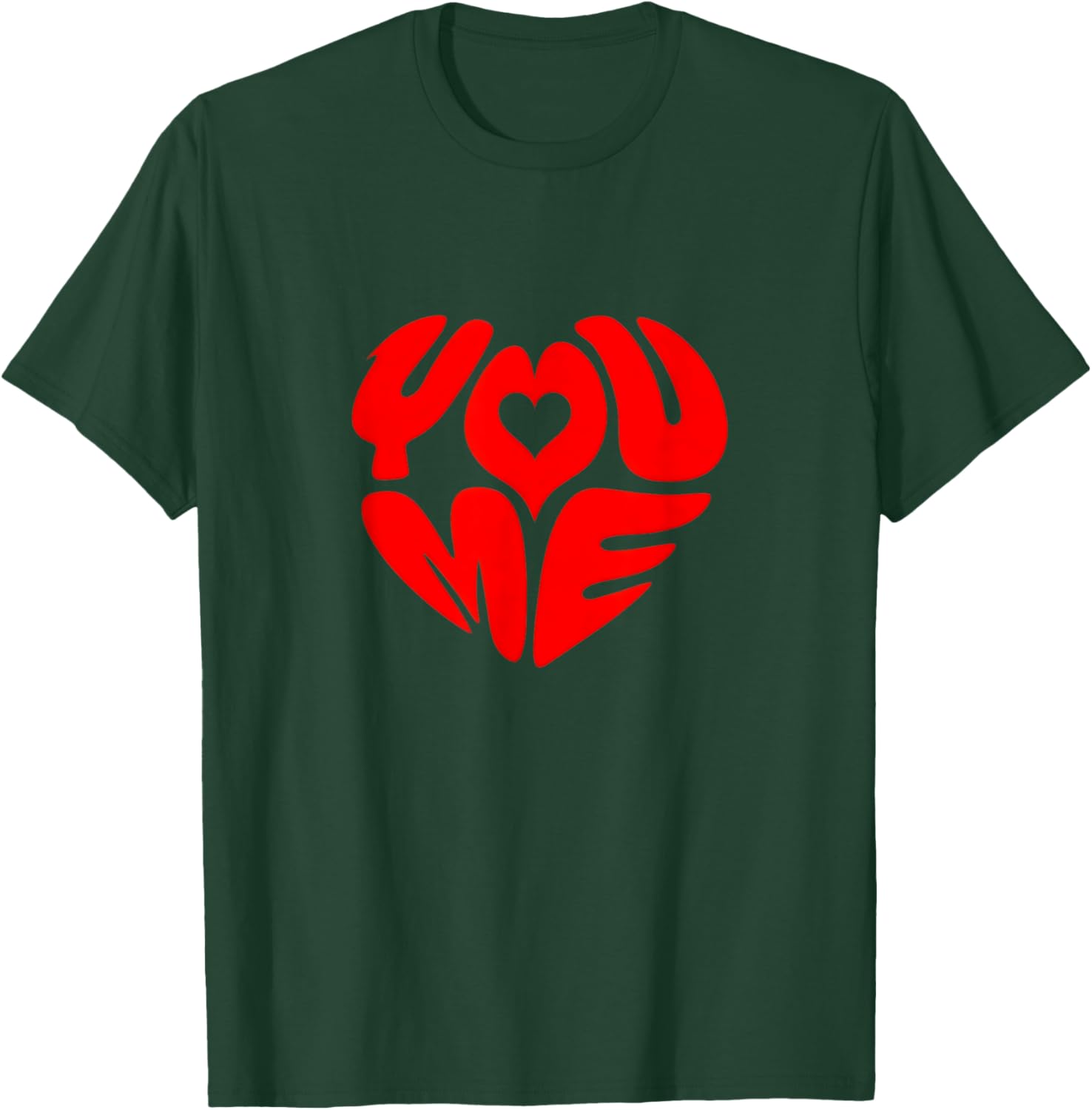 You Love Me Heart Shaped Valentine's Day Lover's T-Shirt for Couples - 4