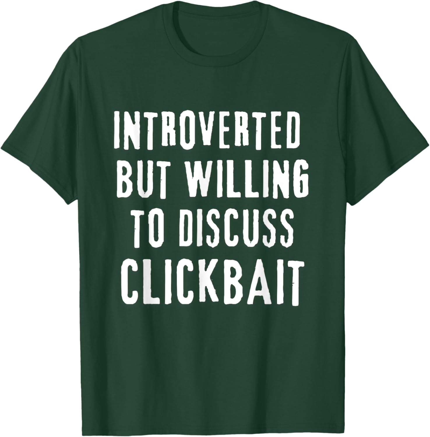 Introverted But Willing to Discuss T-Shirt Fun and Quirky Graphic Tee - 25
