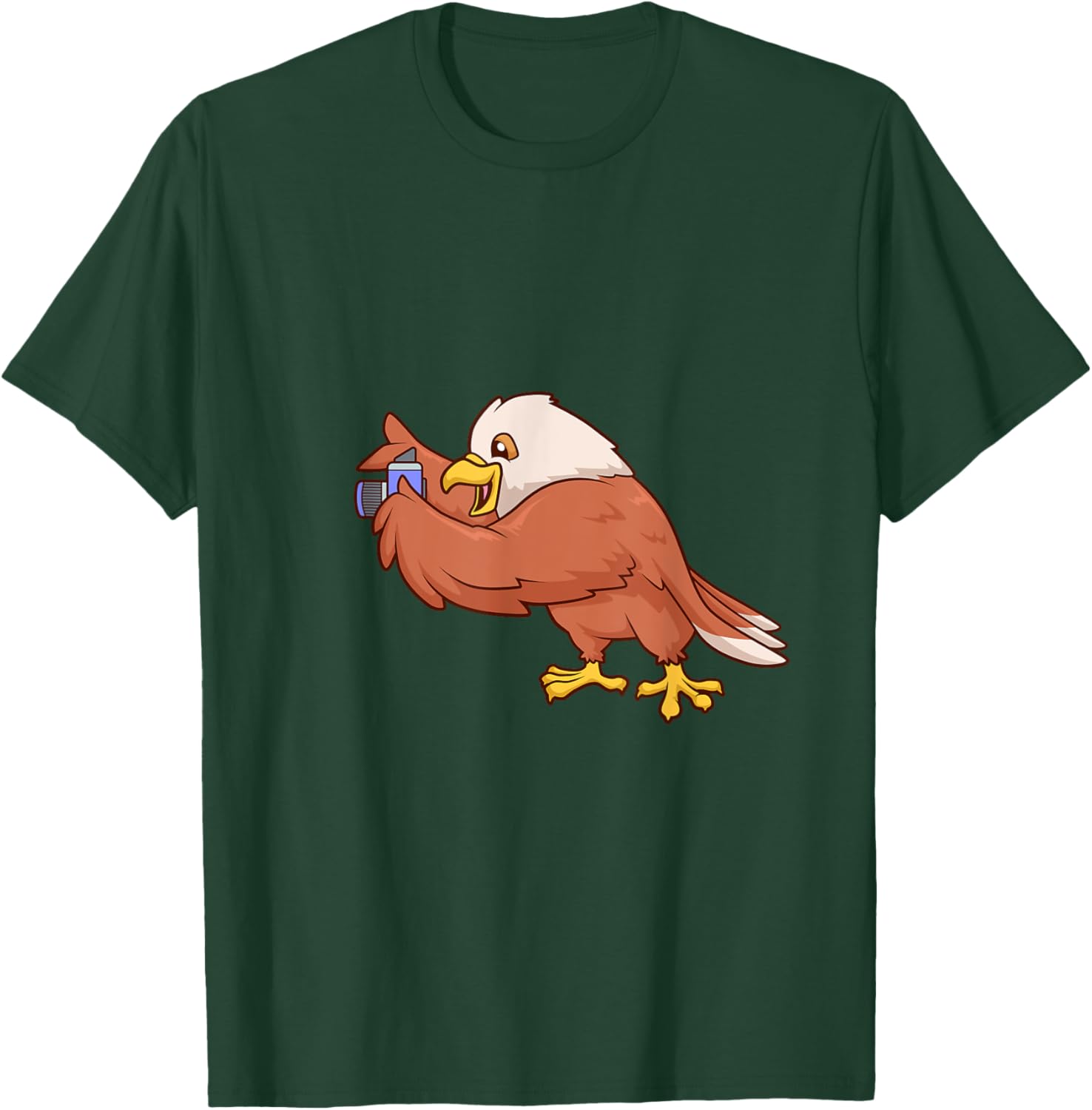 Eagle with Camera T-Shirt Perfect for Bird Lovers and Nature Enthusiasts - 4