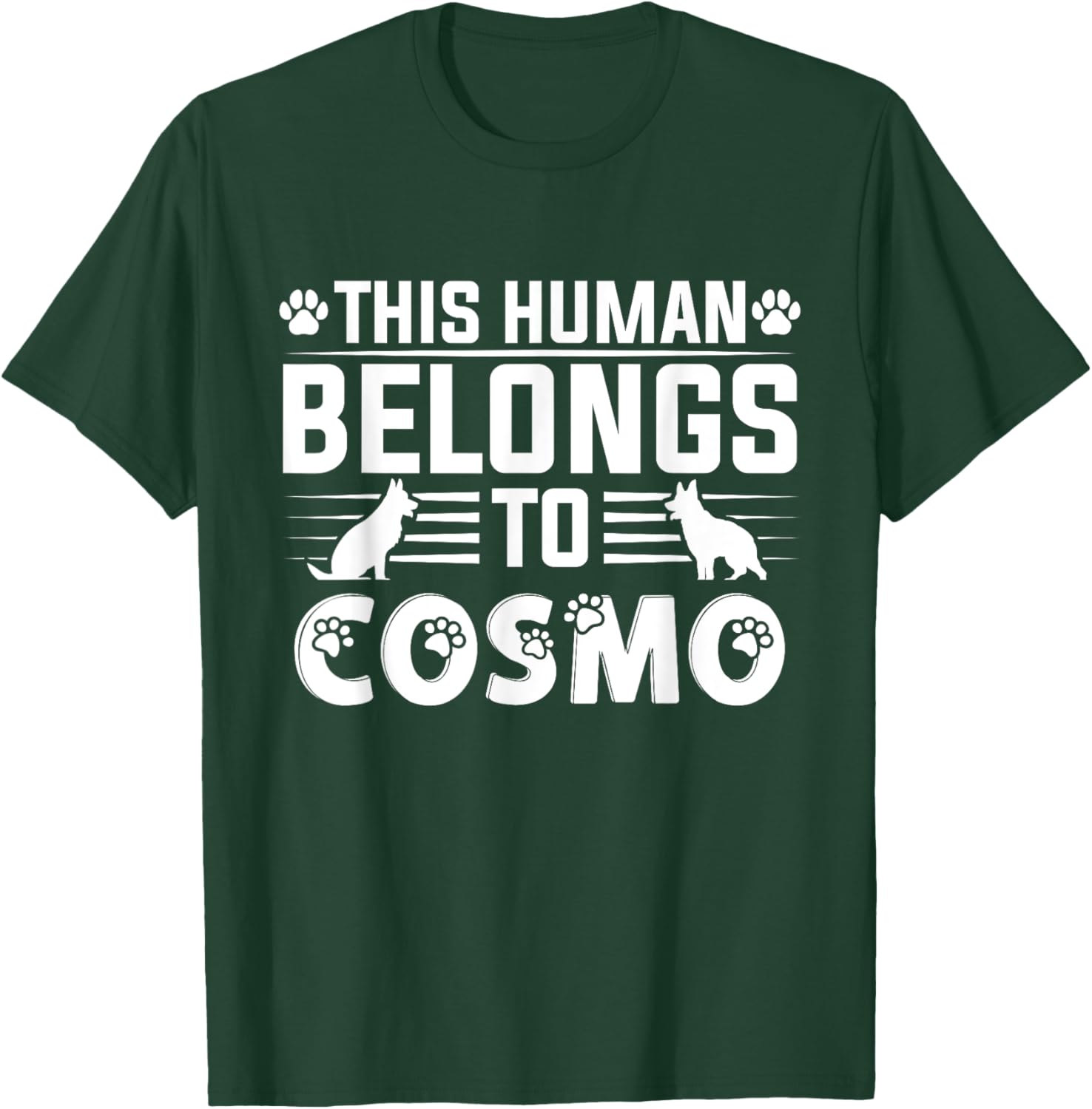 Cute Cosmo Dog Name Personalized T-Shirt for Pet Lovers - 23