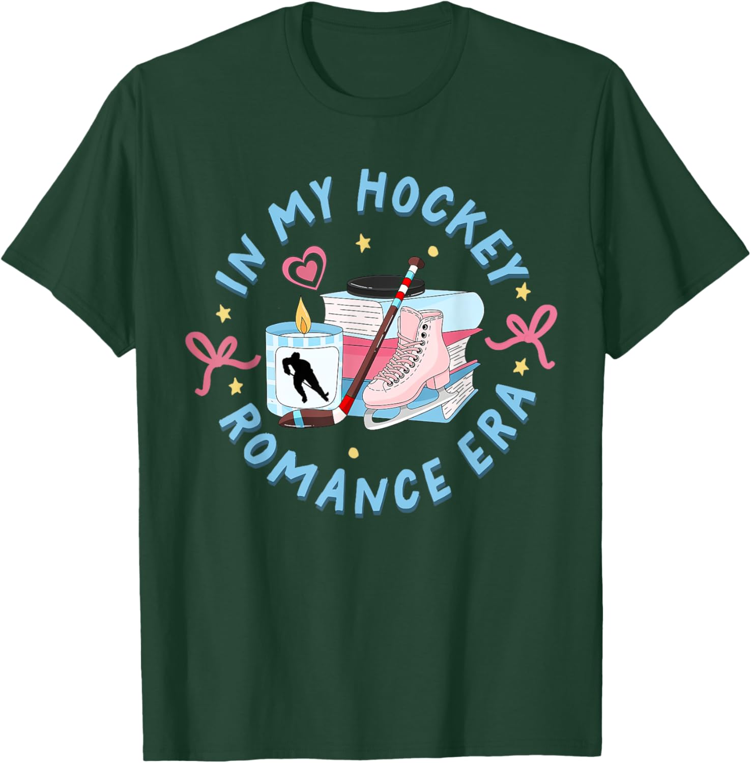 Funny Hockey Romance Reader T-Shirt for Sport Lovers and Fans - 23