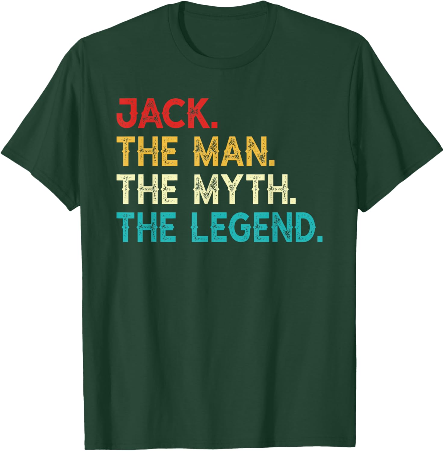 Funny Vintage Jack The Man The Myth The Legend Birthday T-Shirt - 8