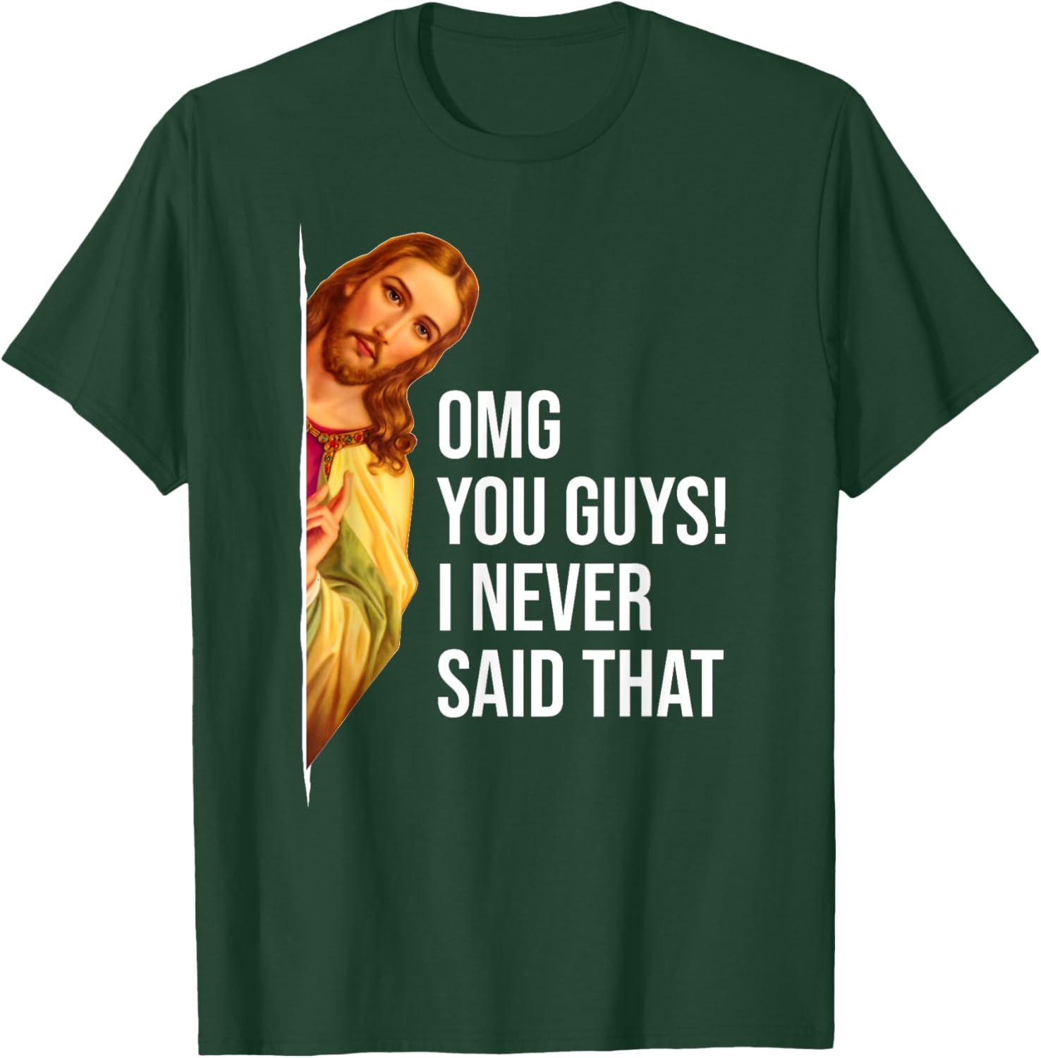 Funny Easter T-Shirt Jesus Sarcasm OMG You Guys Cool Graphic Tee - 28