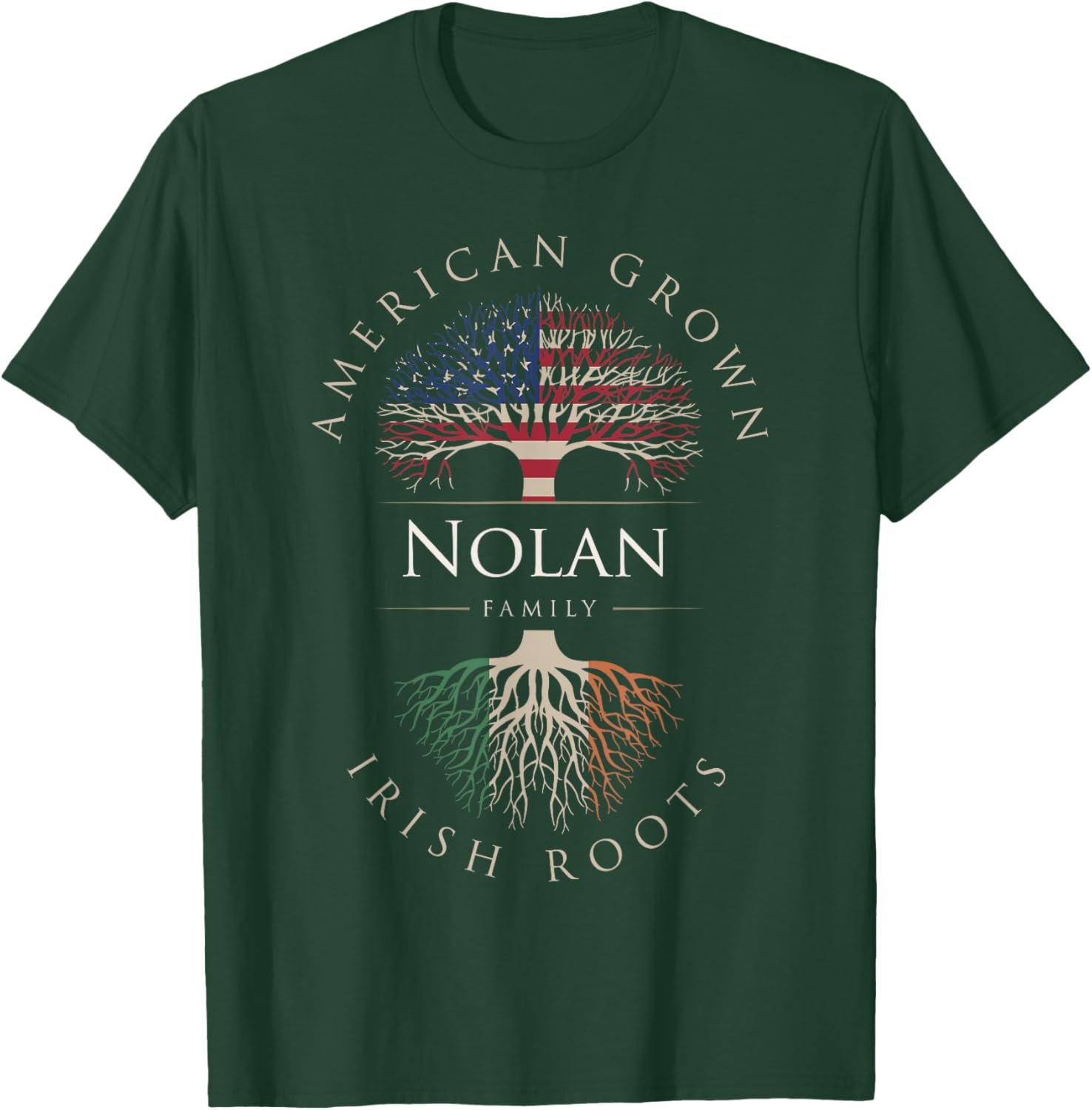 Nolan Family Name T-Shirt with Irish Roots and Ireland Flag Design - 7