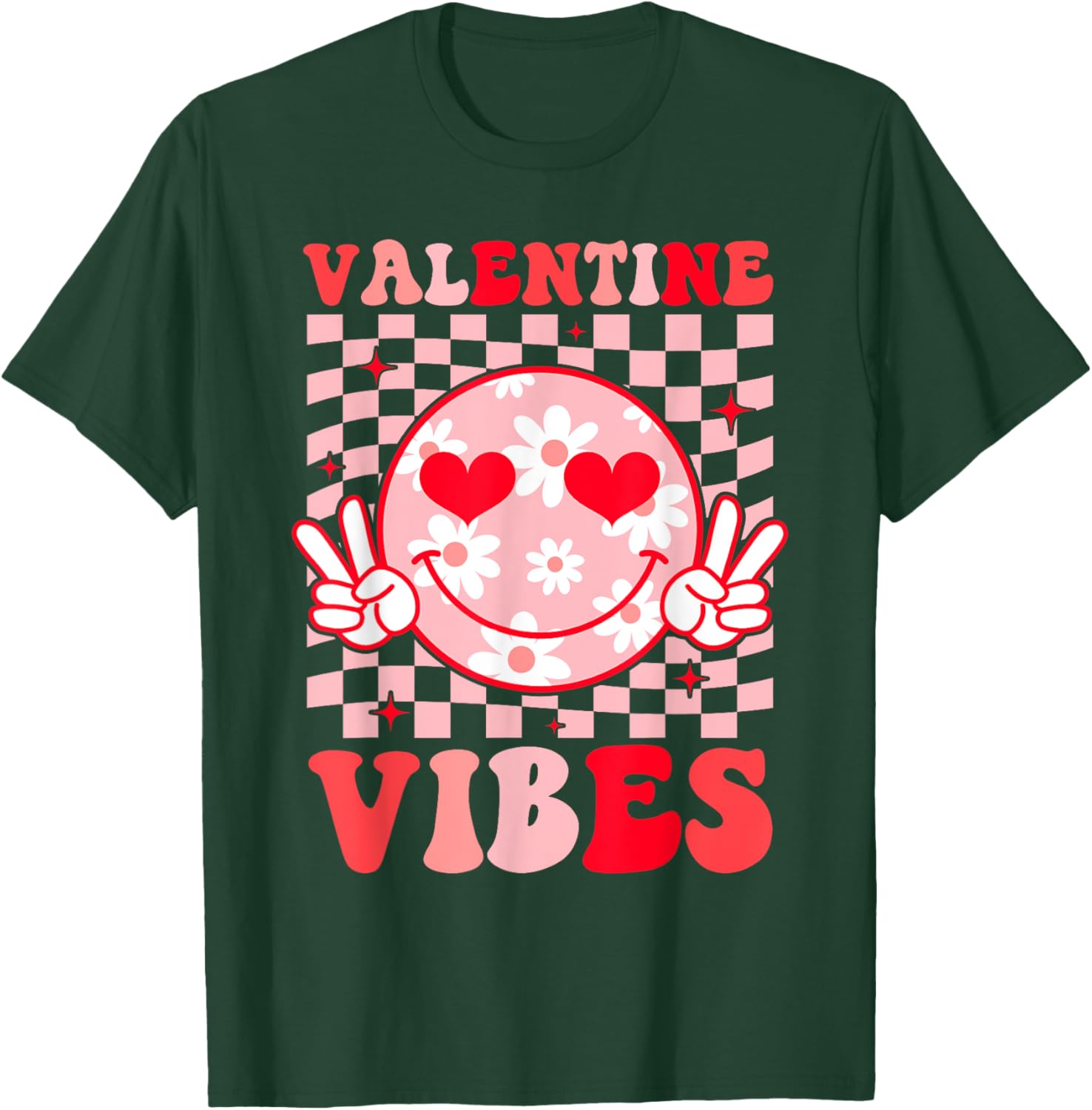 Retro Heart Valentine's Day T-Shirt for Boys and Girls Perfect Gift - 5