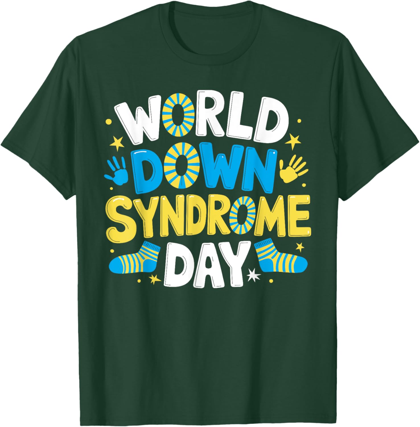 Down Syndrome Awareness Day Kids T-Shirt and Socks Set Supporting Inclusivity - 15