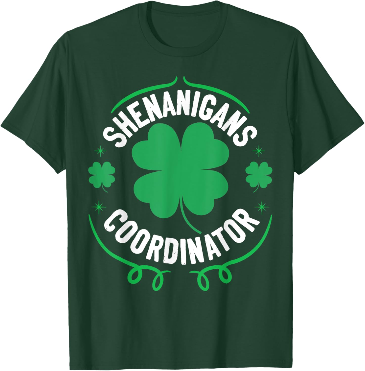 Shenanigans Coordinator St Patrick's Day Teacher Matching T-Shirt - 21