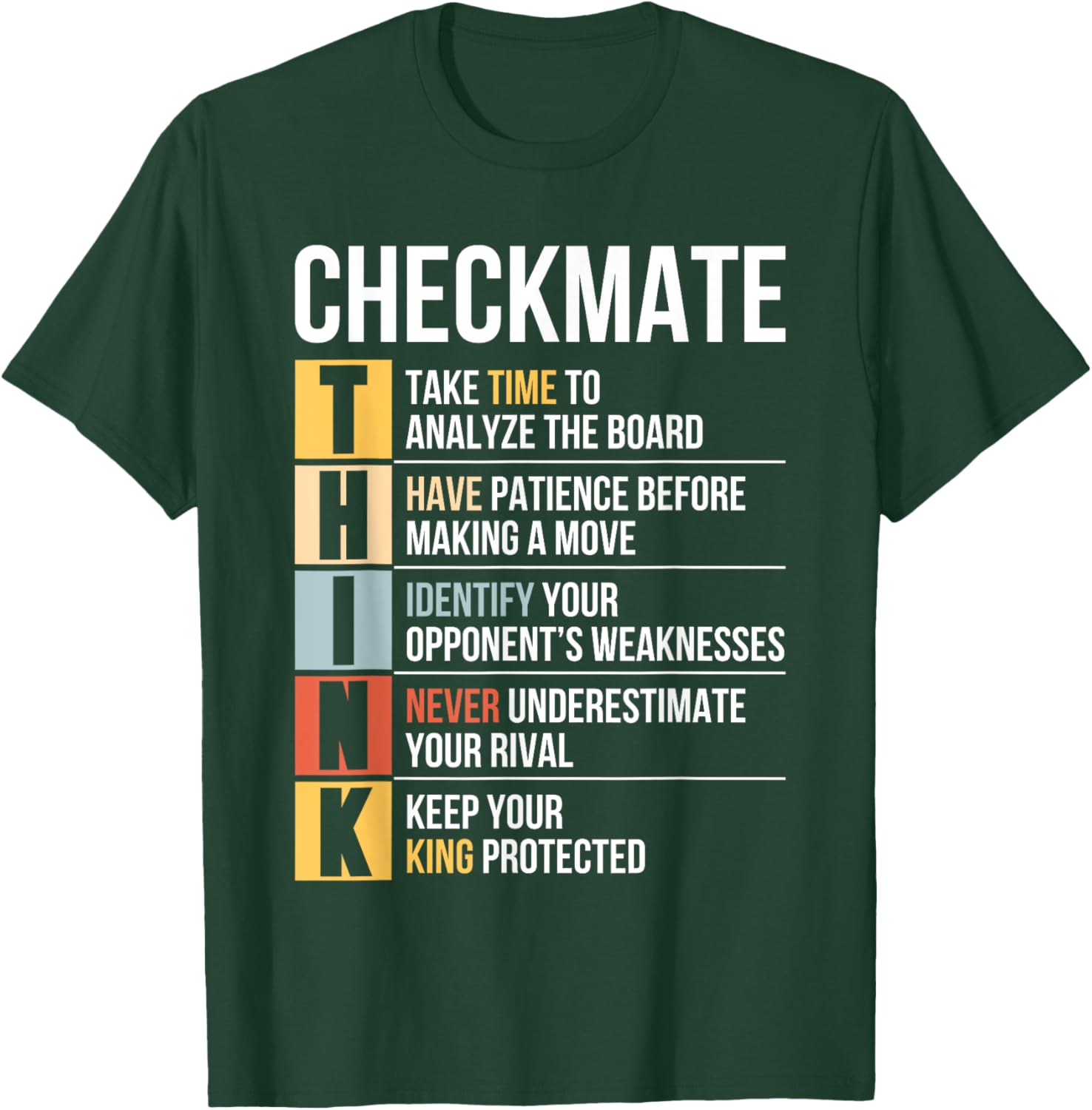 Funny Chess Player Checkmate Strategy Quote T-Shirt for Game Lovers - 2