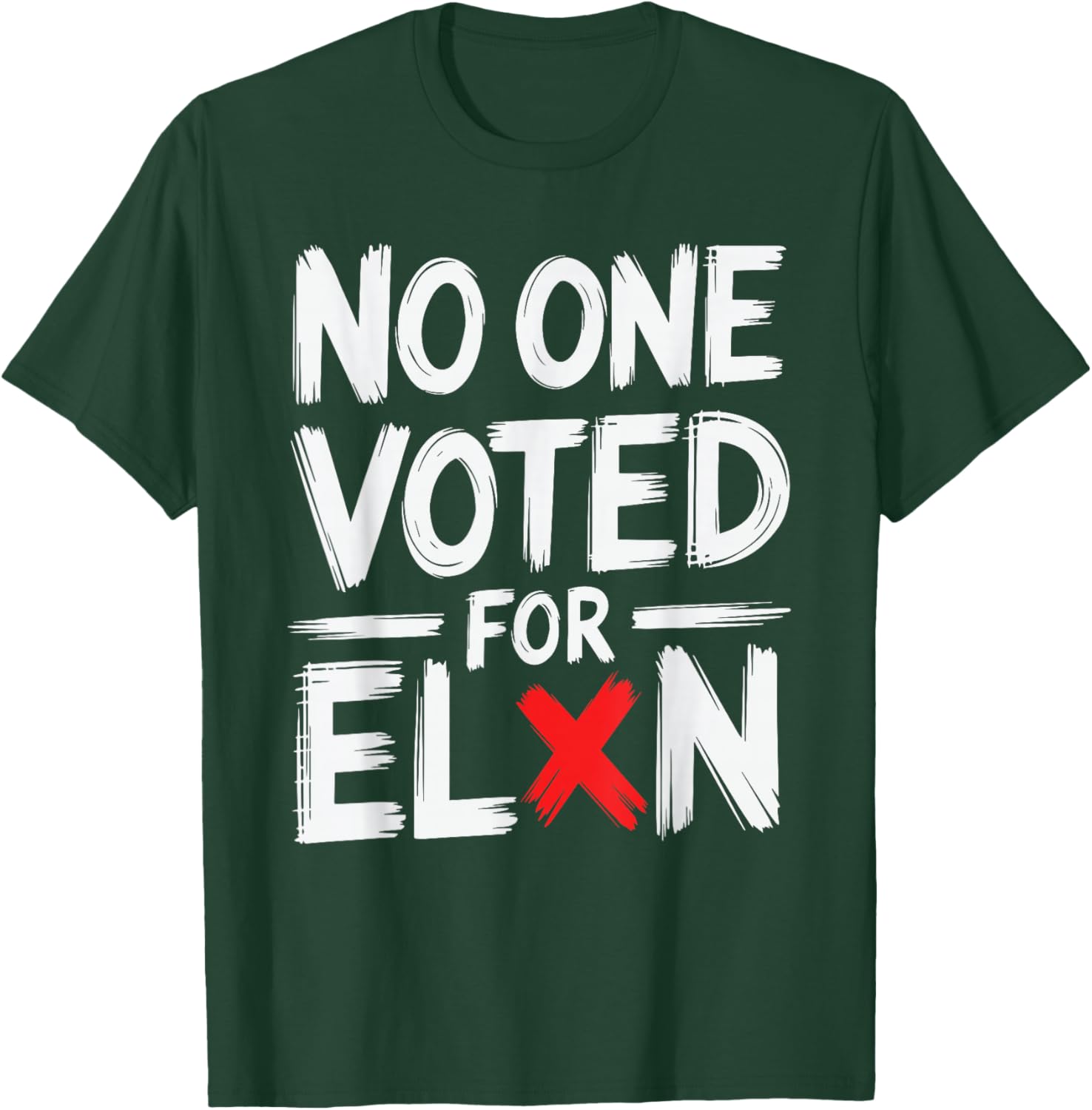 Funny No One Voted For Elon Nobody Elected T-Shirt for Casual Wear - 13