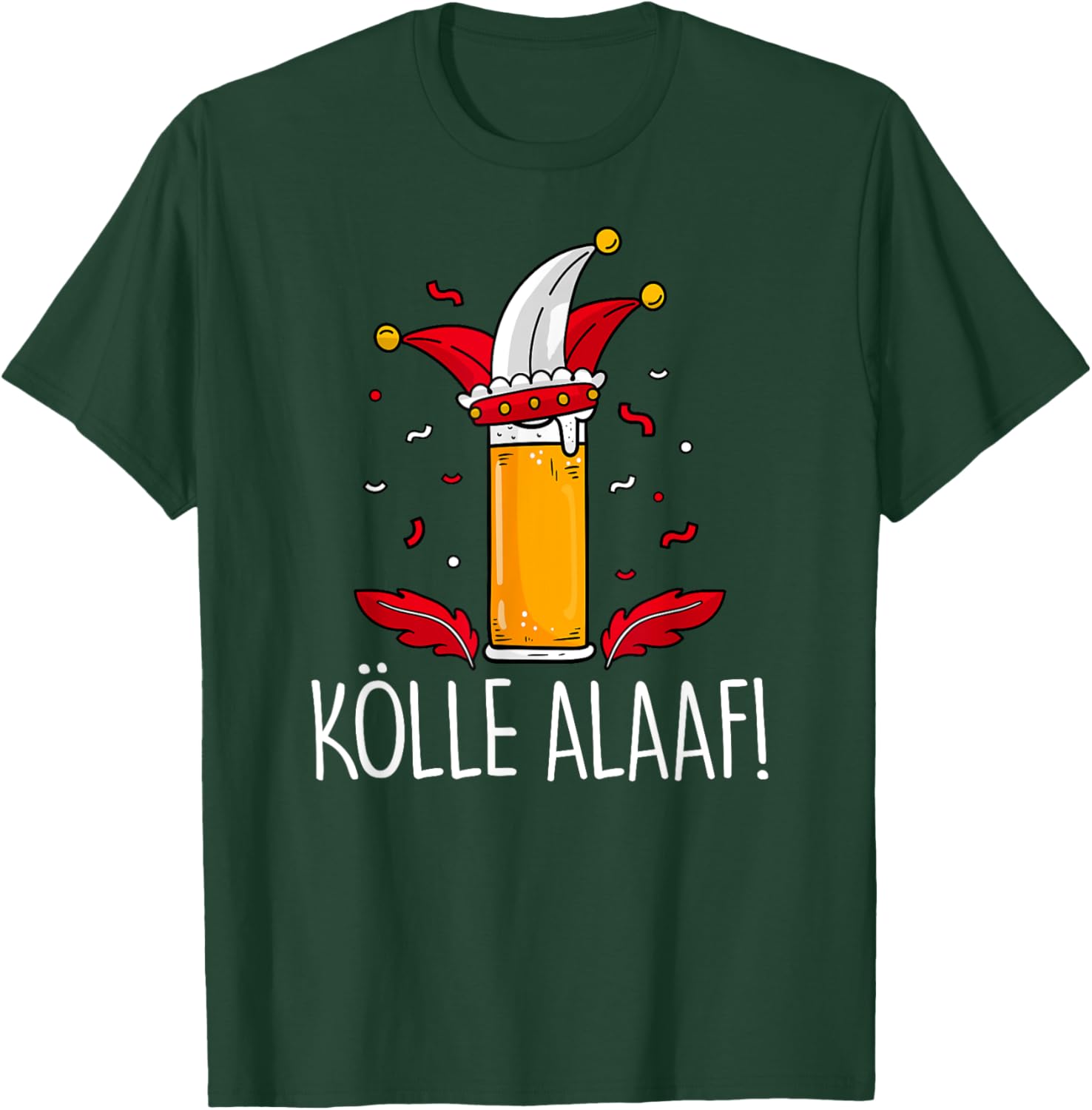 KÖLLE ALAAF Fastelovend Carnival T-Shirt for Beer Lovers and Fun Celebrations - 2