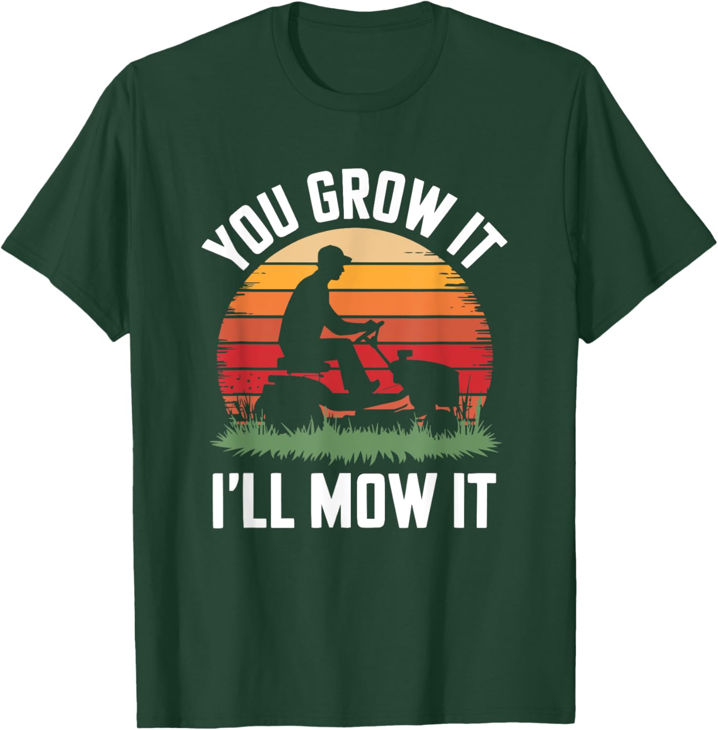 You Grow It I'll Mow It Funny Gardening T-Shirt for Plant Lovers - 5