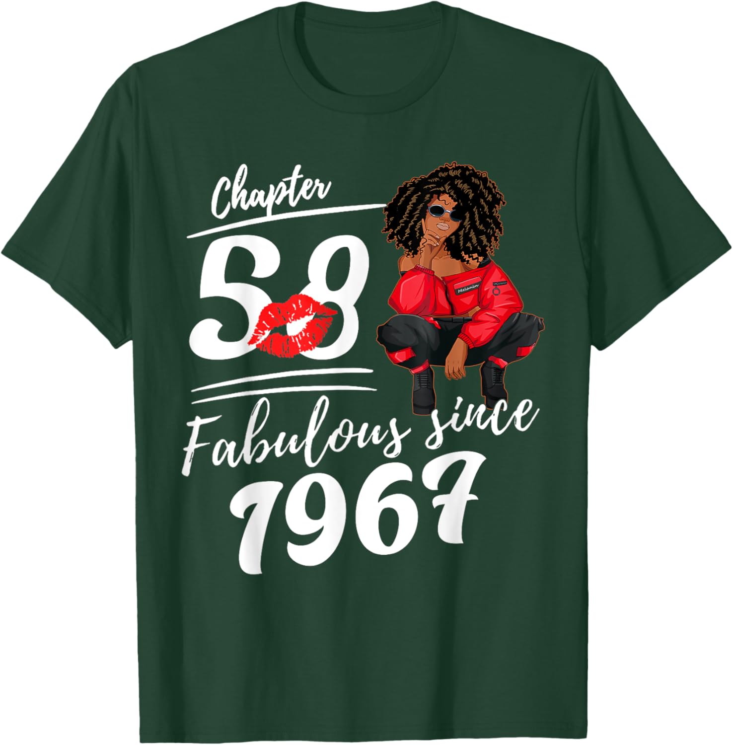Fabulous Since 1967 58th Birthday Queen T-Shirt for Women Celebrations - 10