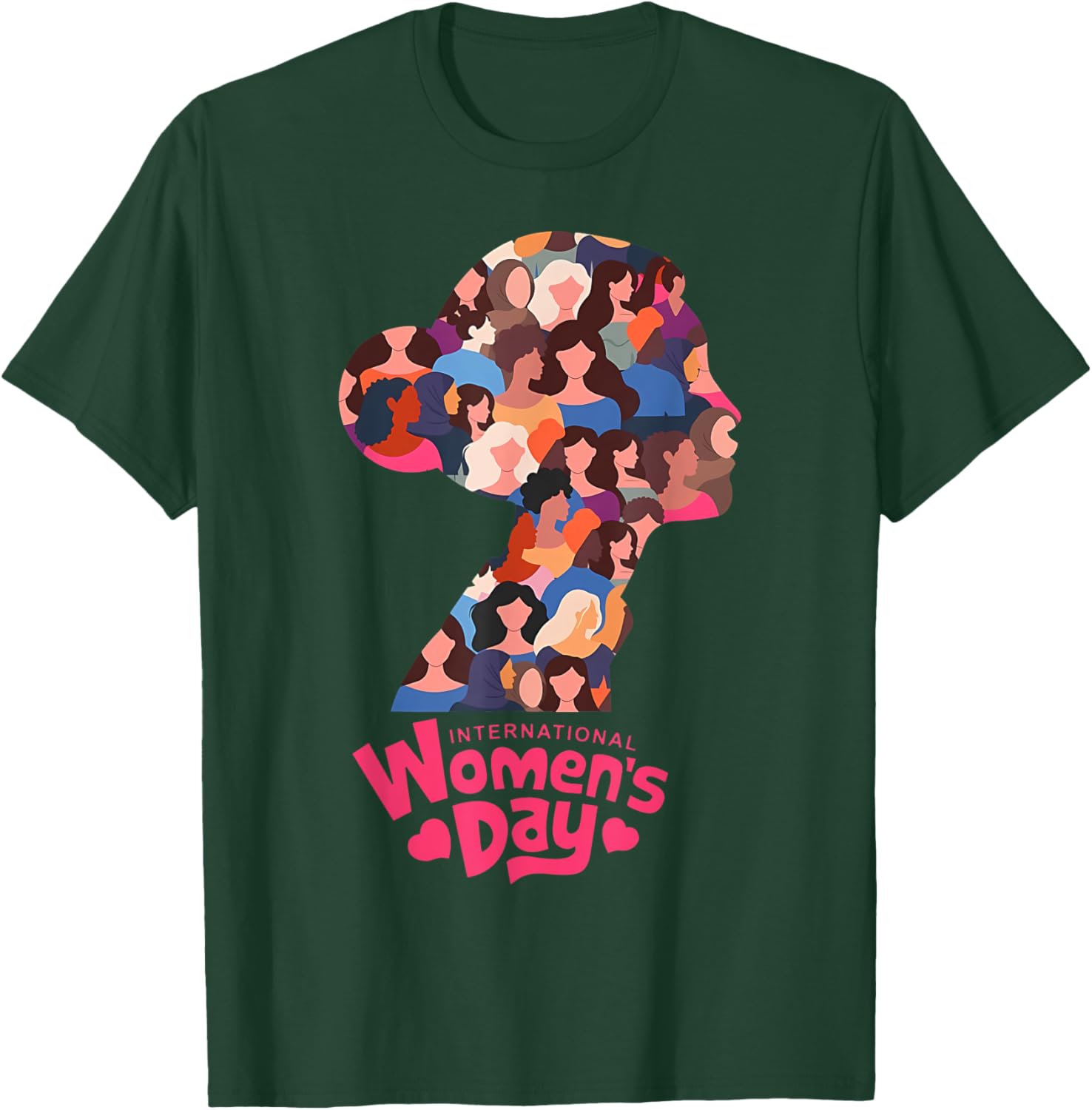 Celebrate Women's Day with Inspire Inclusion Women's T-Shirt for March 8 - 3