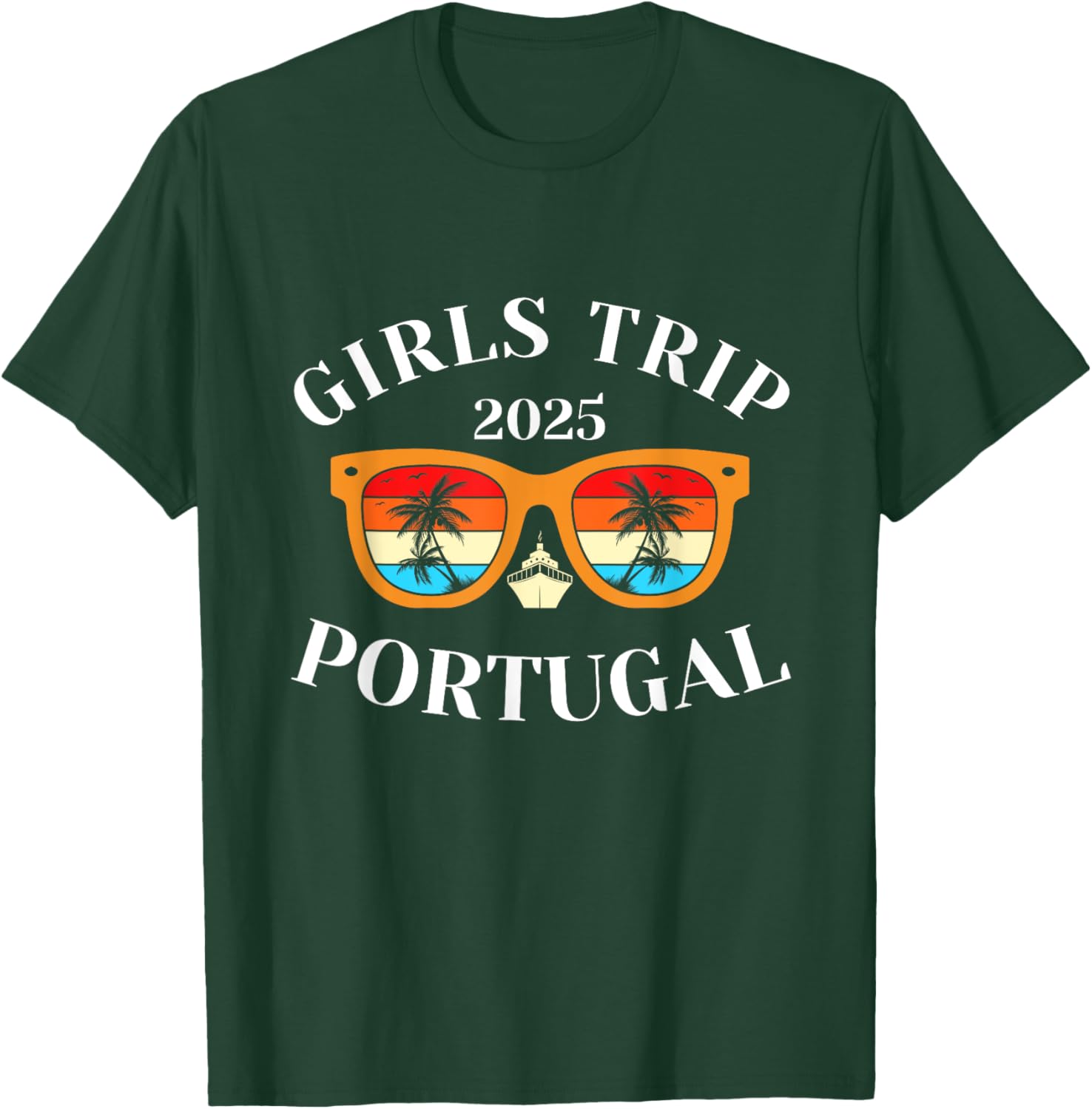 Girls Trip Portugal 2025 T-Shirt for Fun Travel Adventures - 1