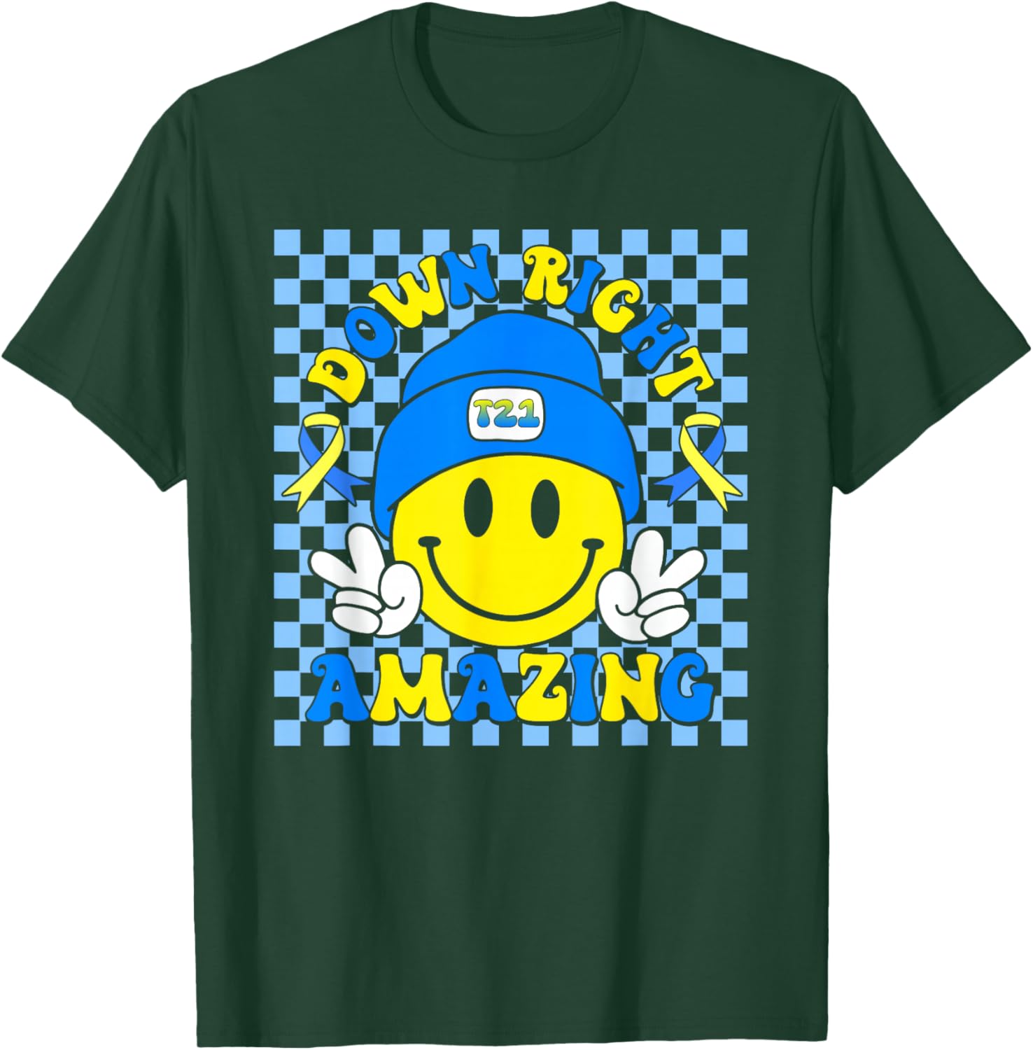 Down Right Amazing Smile Kids T-Shirt for Down Syndrome Awareness - 26