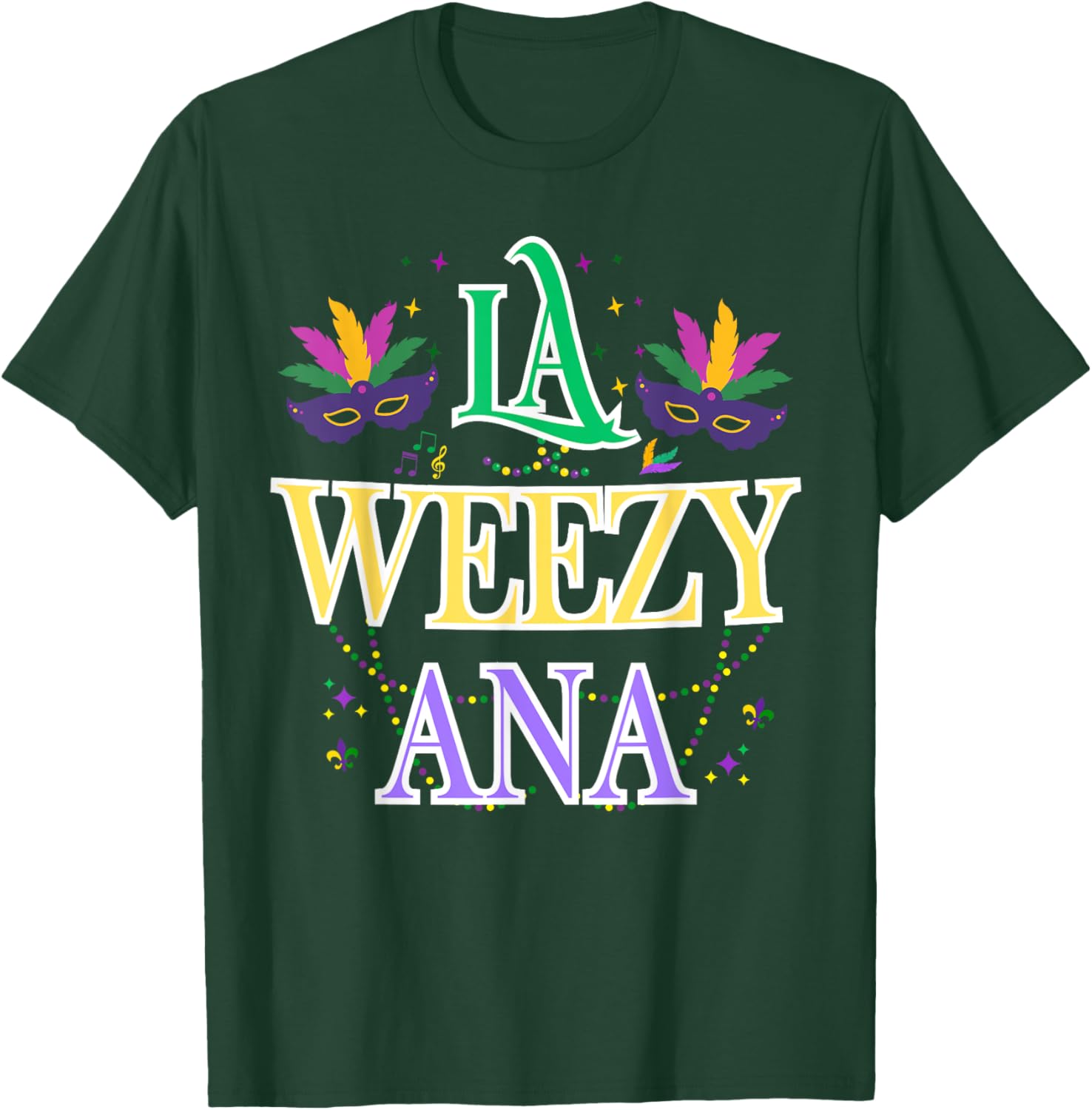 La Weezy Ana Mardi Gras T-Shirt for Men and Women - Celebrate New Orleans Style - 9