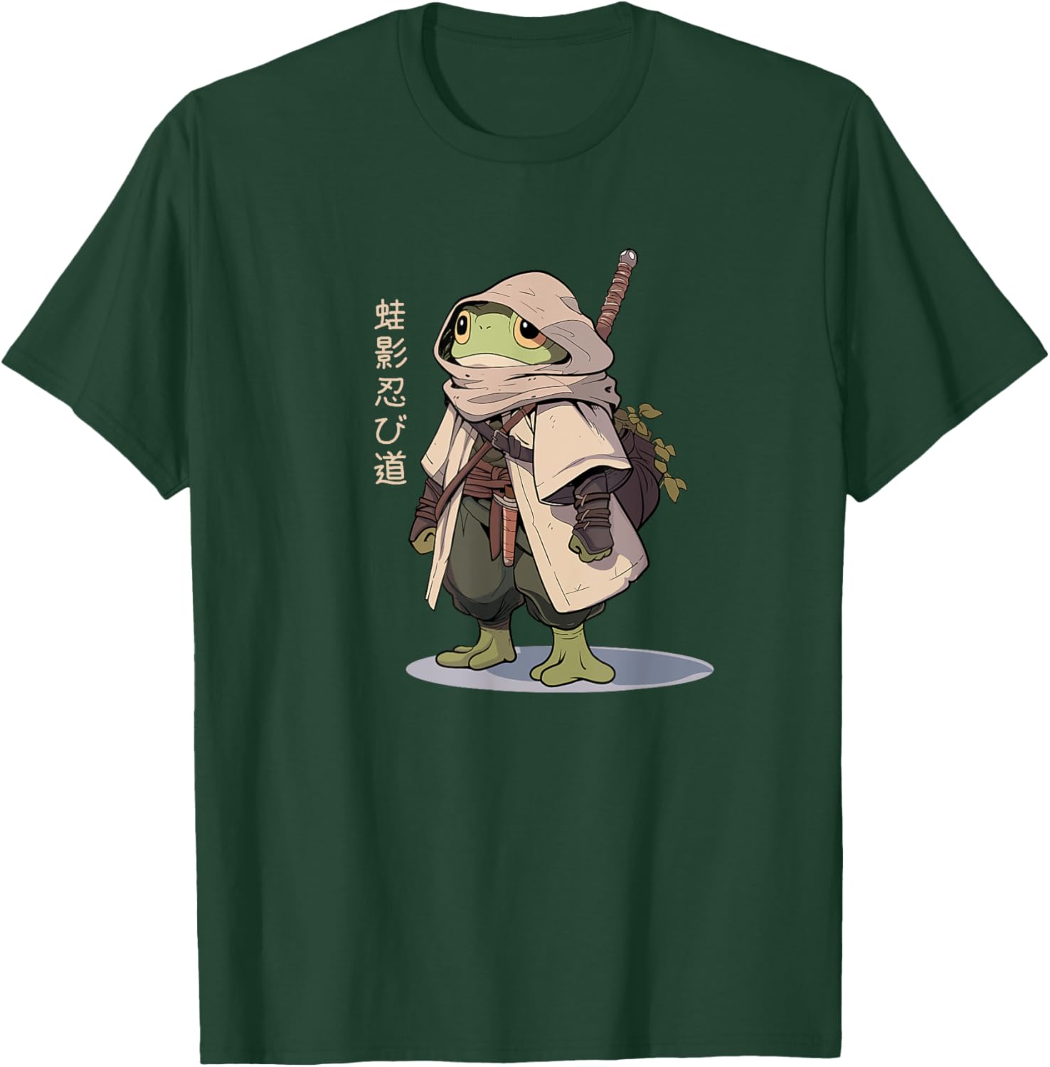 Japanese Frog Warrior Ninja T-Shirt - Unique Artwork for Animal Lovers - 6