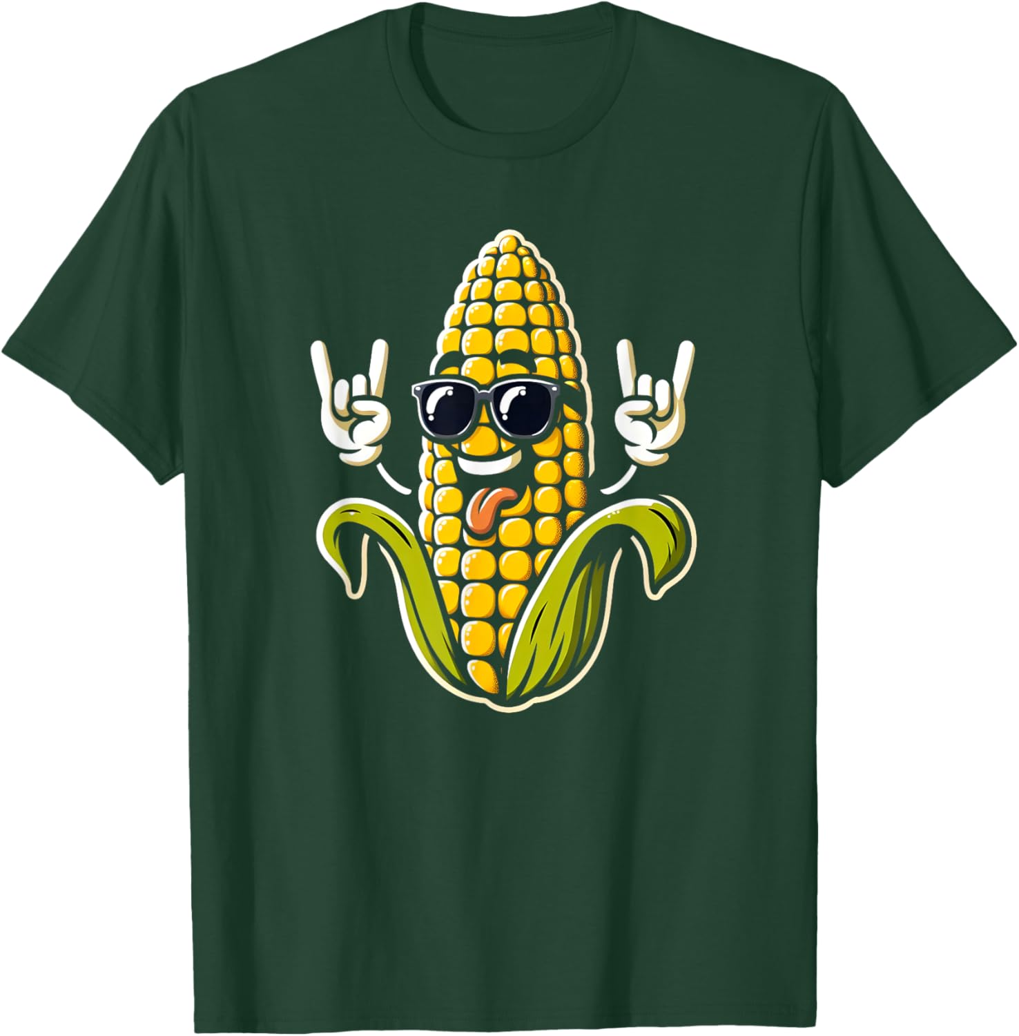 Rock On Corn Sweet Corn Lover T-Shirt for Fun Summer Style - 7