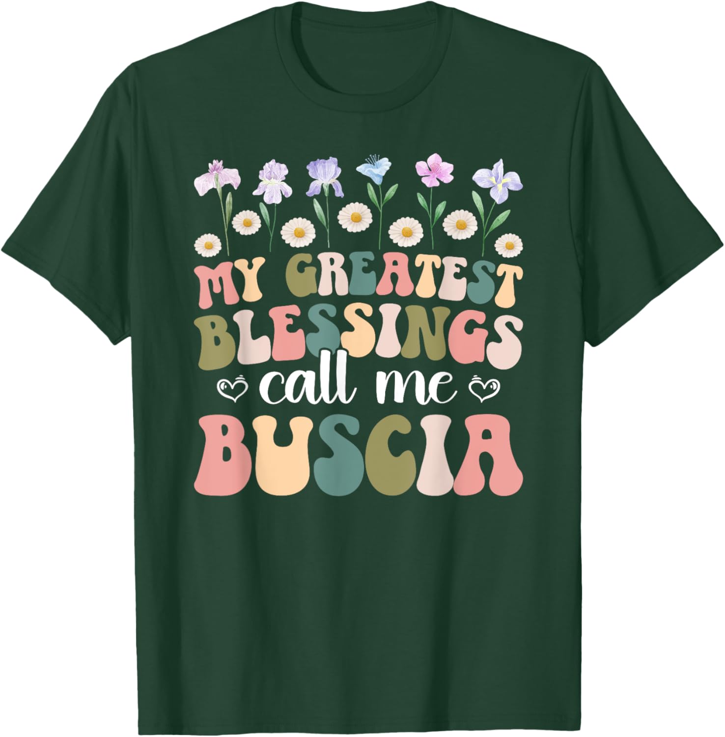 Greatest Blessings Buscia Grandma T-Shirt for Loving Grandmothers - 2