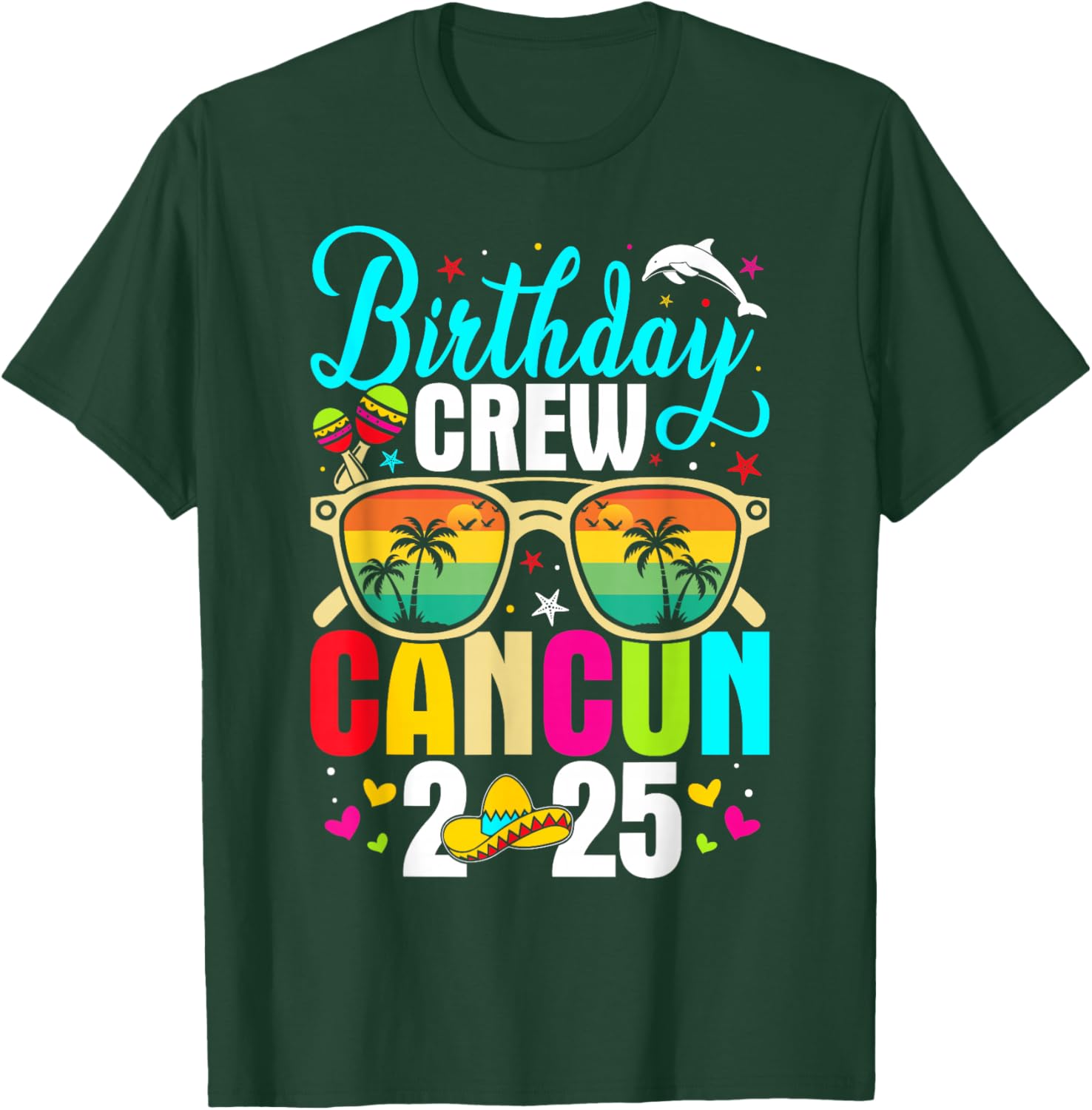 Fun Matching Cancun Birthday Boy Trip T-Shirt for 2025 Celebration - 6