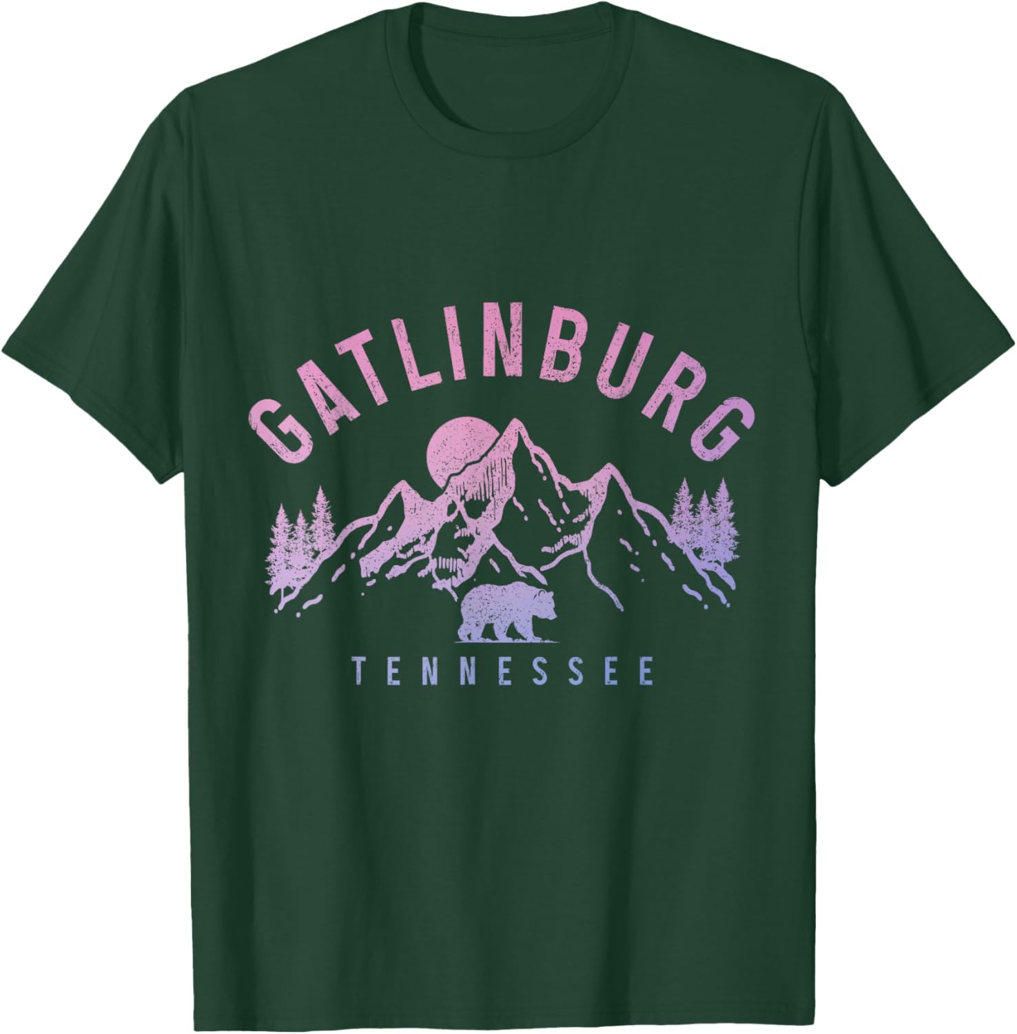Gatlinburg Mountains Bear Vintage T-Shirt for Nature Lovers and Adventurers - 9