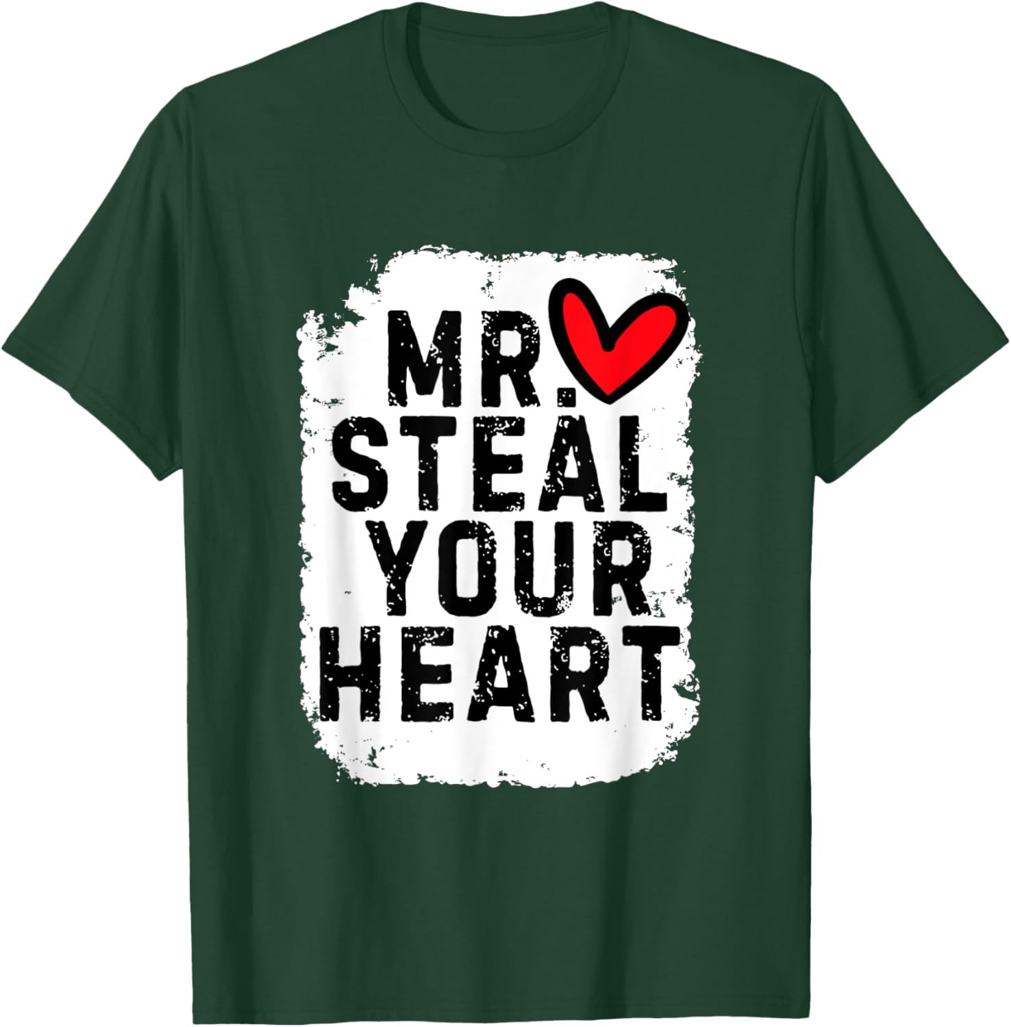 Mr Steal Your Heart Boys Toddler Valentine's Day T-Shirt for Kids - 19
