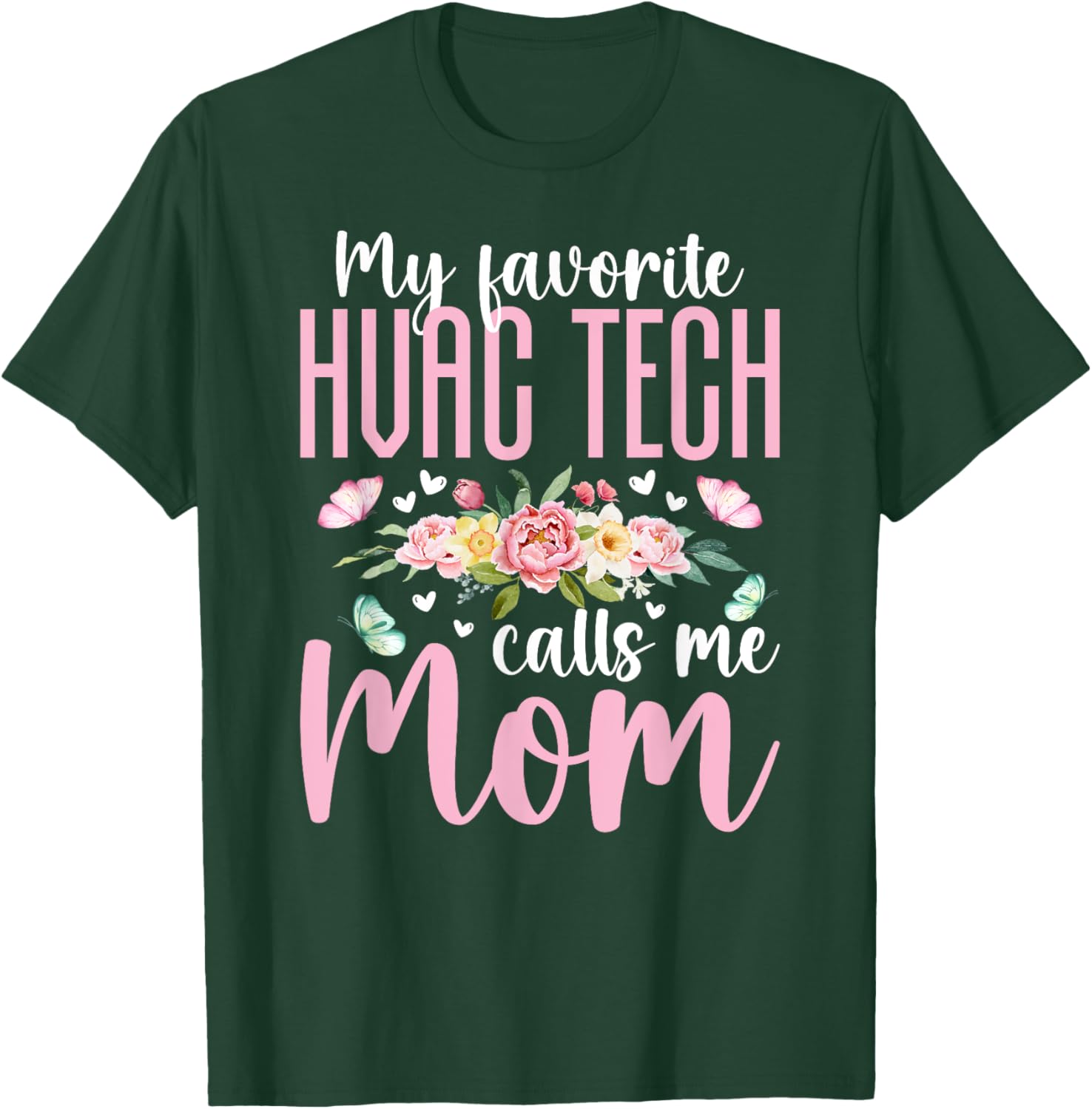 Proud HVAC Tech Mom T-Shirt for Moms of HVAC Technicians - Stylish Comfort - 8