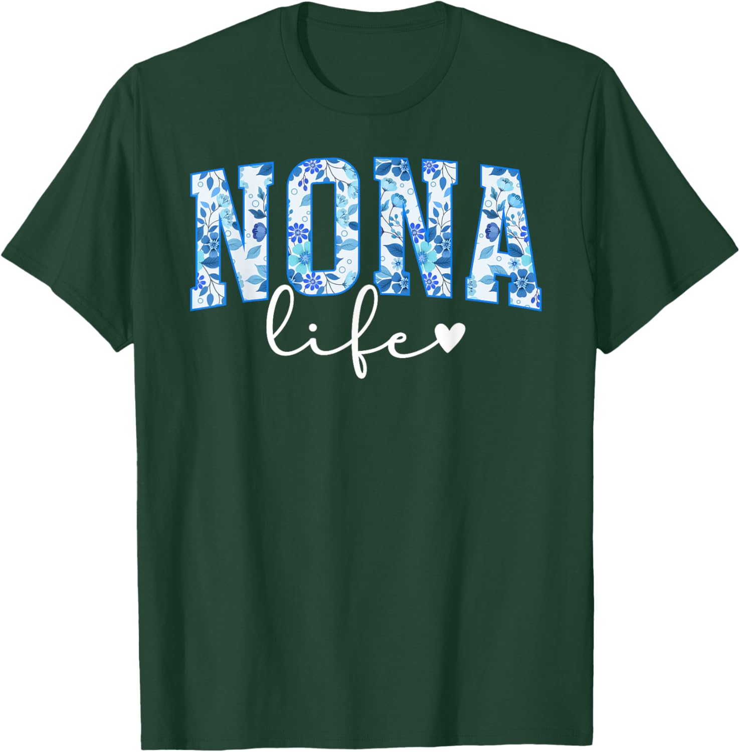 Nona Life Grandma T-Shirt for Loving Grandmothers - Cute Gift Idea - 12