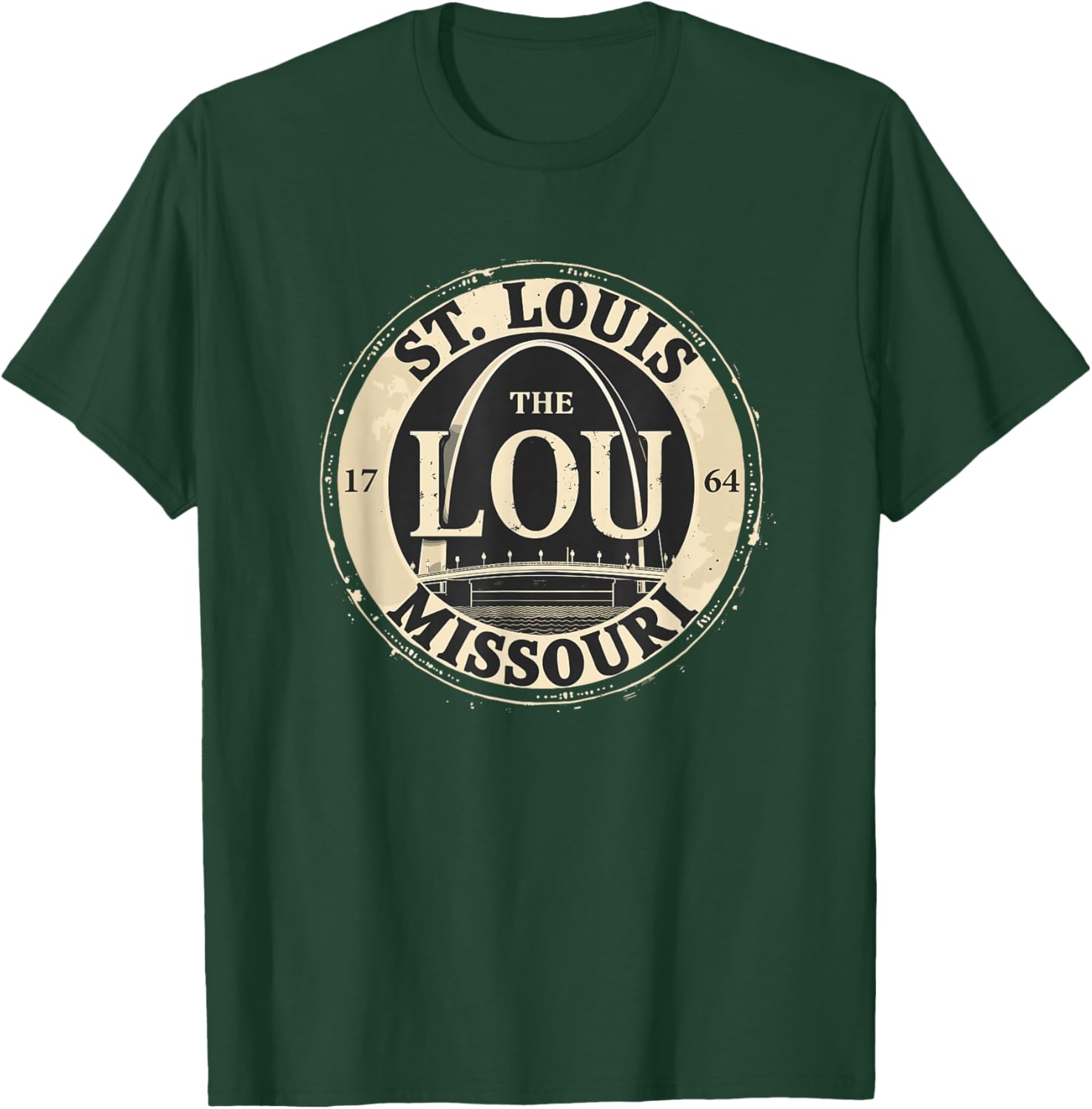 Vintage St Louis Arch T-Shirt for Men and Women - Stylish Missouri Apparel - 1