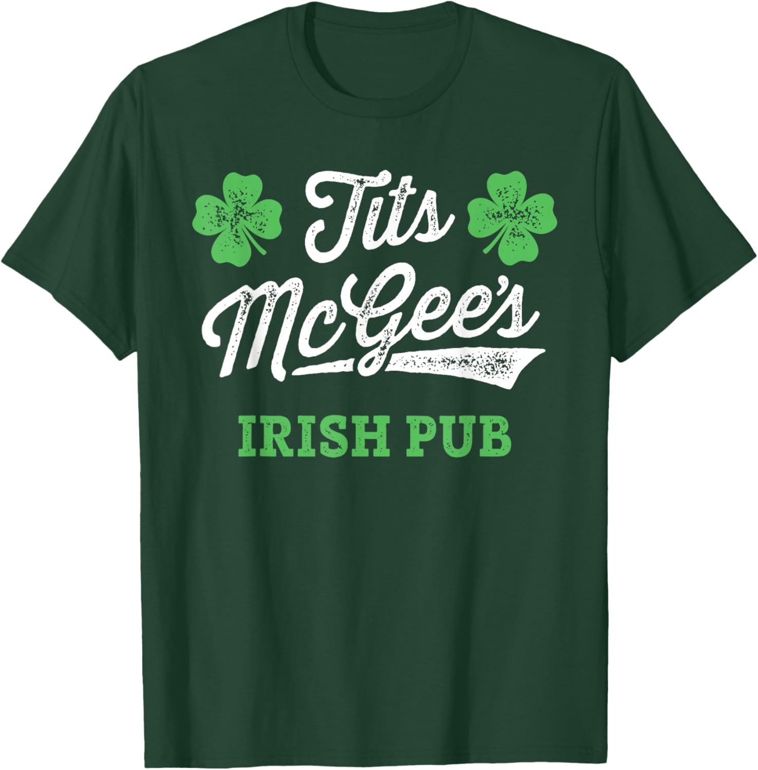 Funny Tits McGee's Irish Pub St. Patrick's Day T-Shirt for Festive Fun - 2