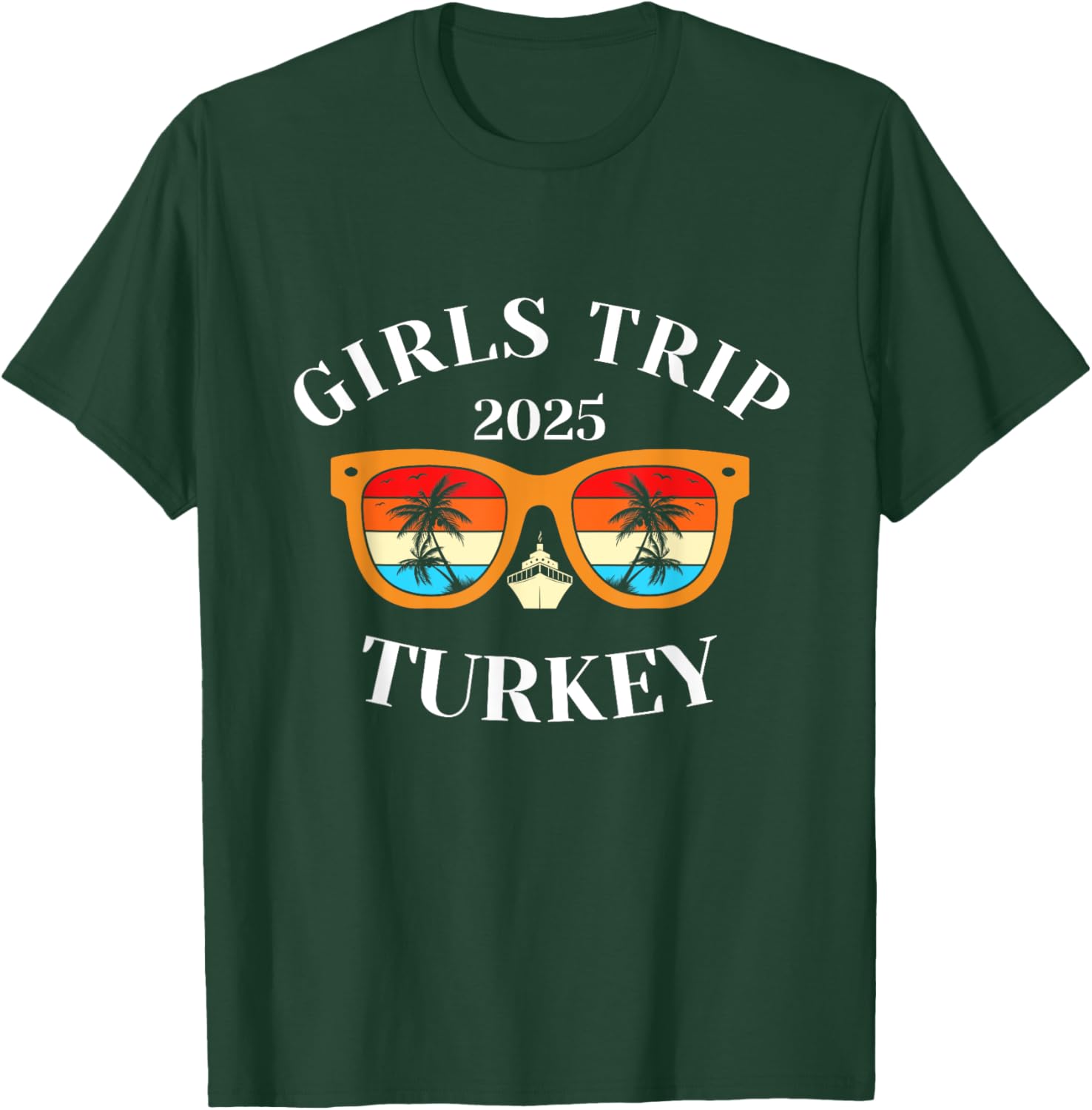 Girls Trip 2025 Turkey Vacation T-Shirt for Fun Travel Adventures - 14