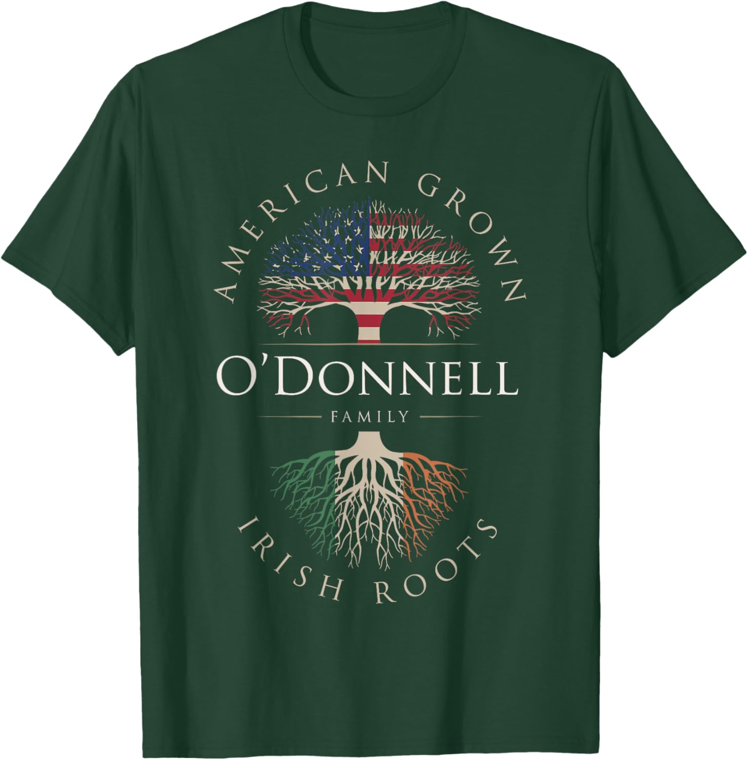 O'Donnell Family Name T-Shirt American Grown Irish Roots for Proud Wearers - 6
