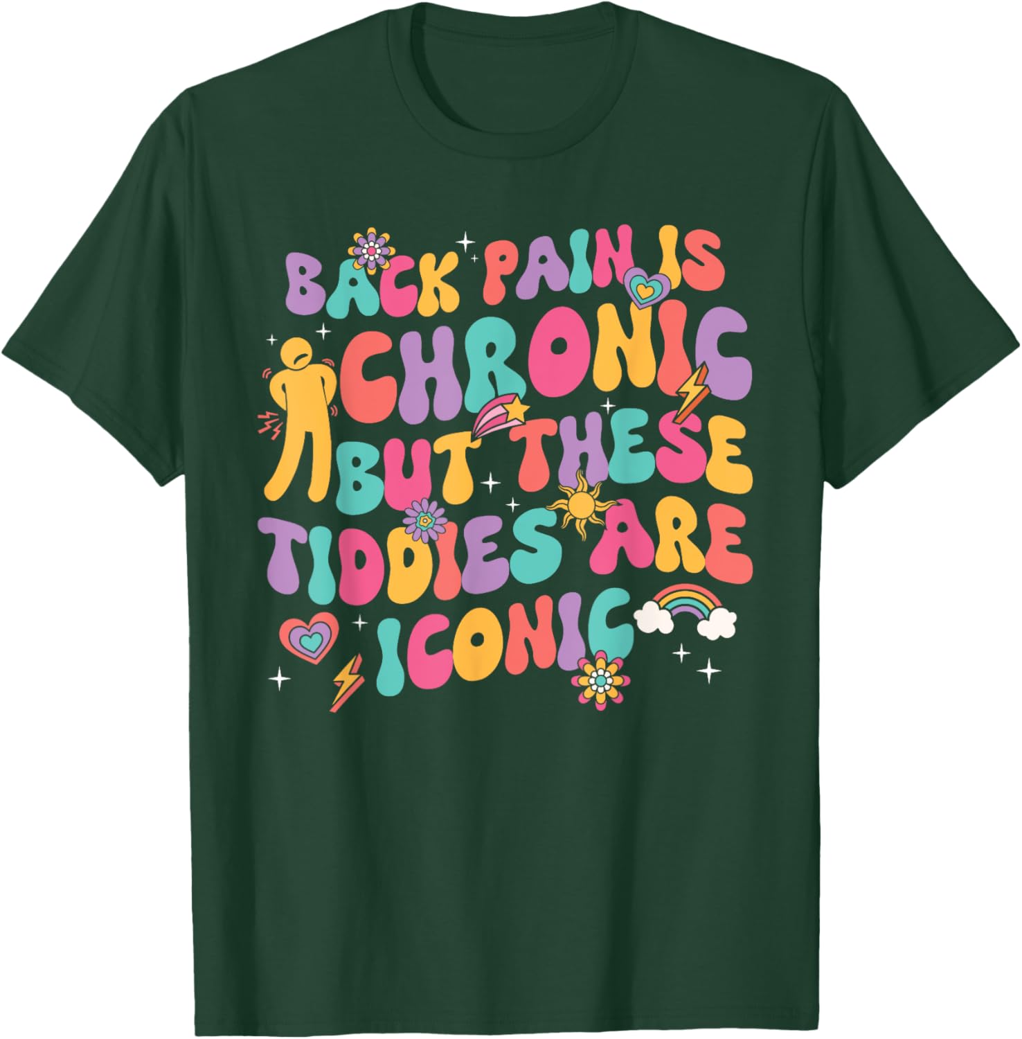 Chronic Back Pain T-Shirt with Iconic Design for Comfort and Style - 9