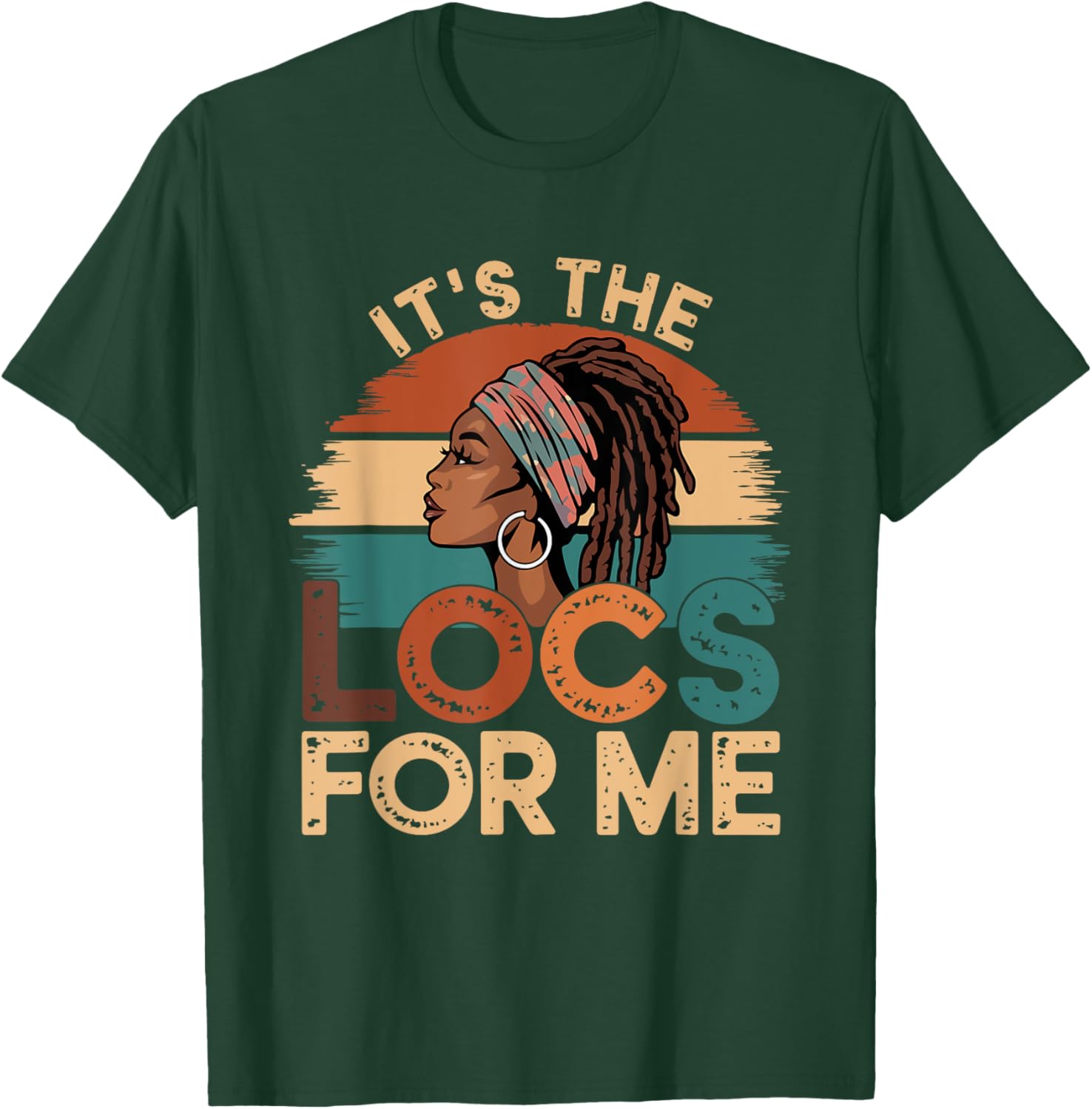 It's the Locs For Me Afro Dope Dreadlocks T-shirt for Black Women - 12