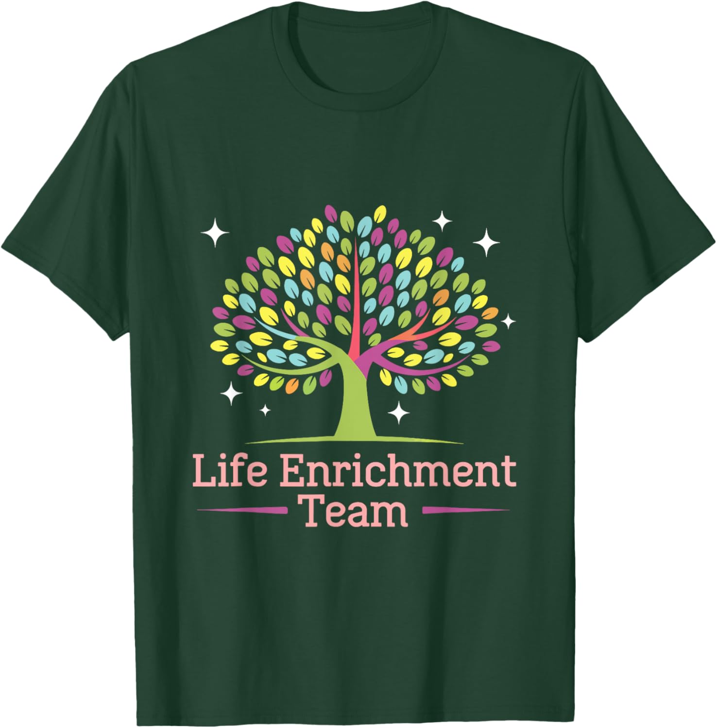 Activity Director Life Enrichment Team T-Shirt for Fun Workdays - 15