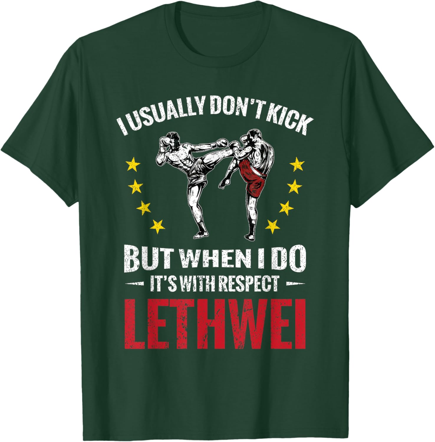 Respectful Lethwei T-Shirt for Fans of Martial Arts and Kickboxing - 8